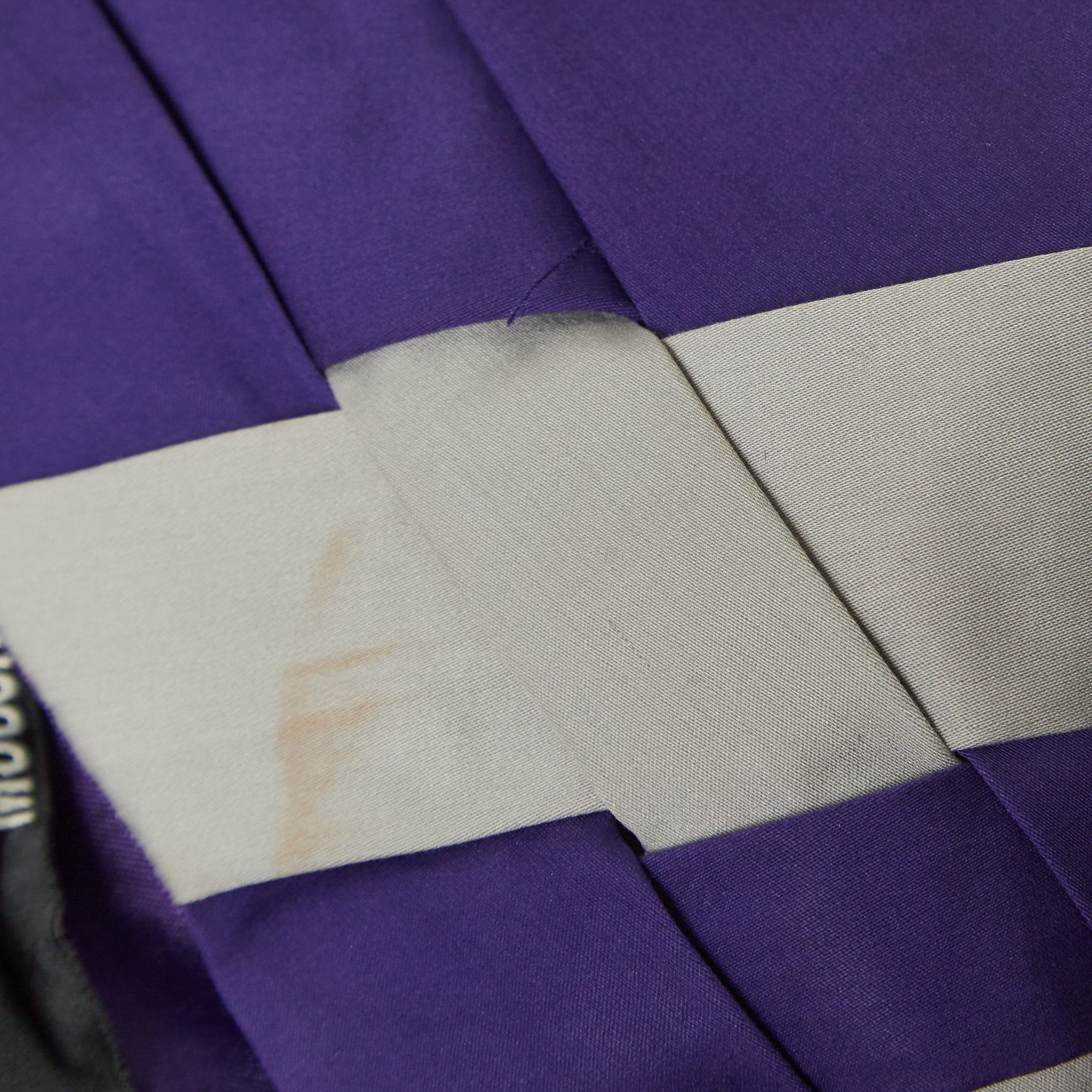 Love Moschino Purple Poplin Braided Detail Shift Dress
