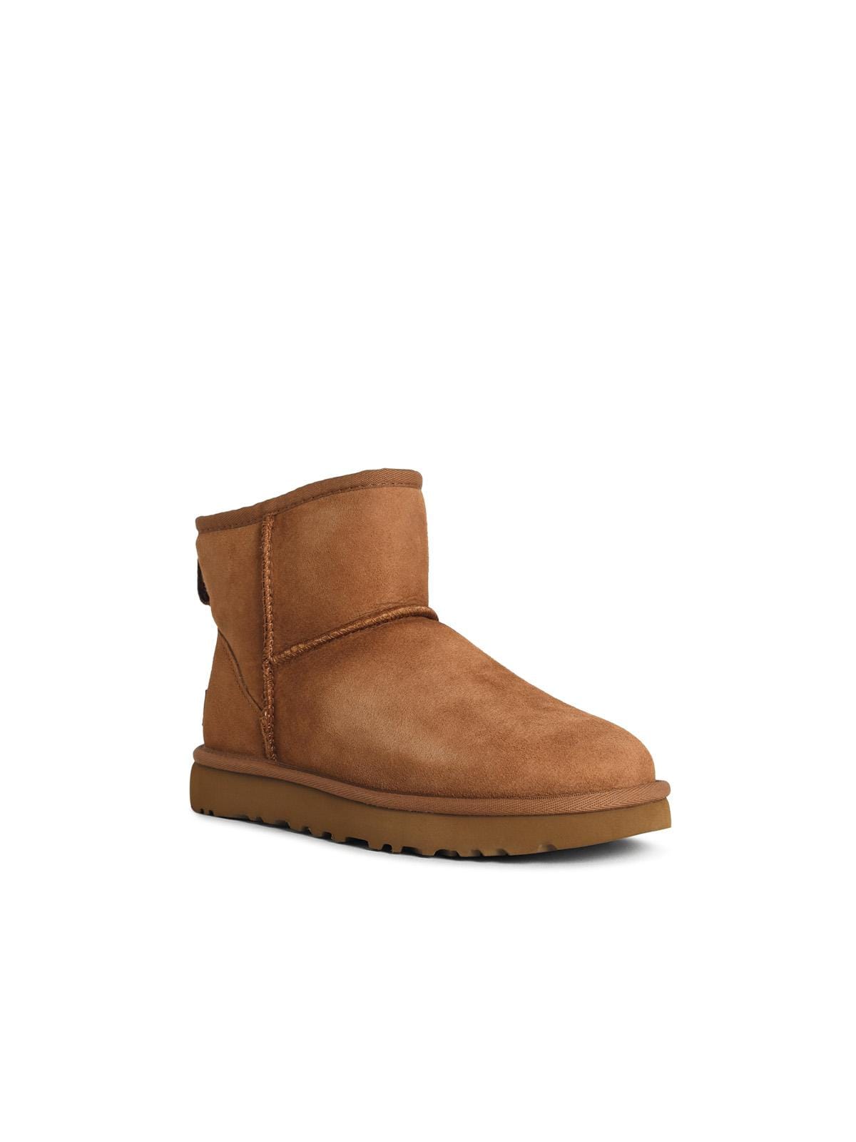 Classic Mini Ii Chestnut Suede Boots