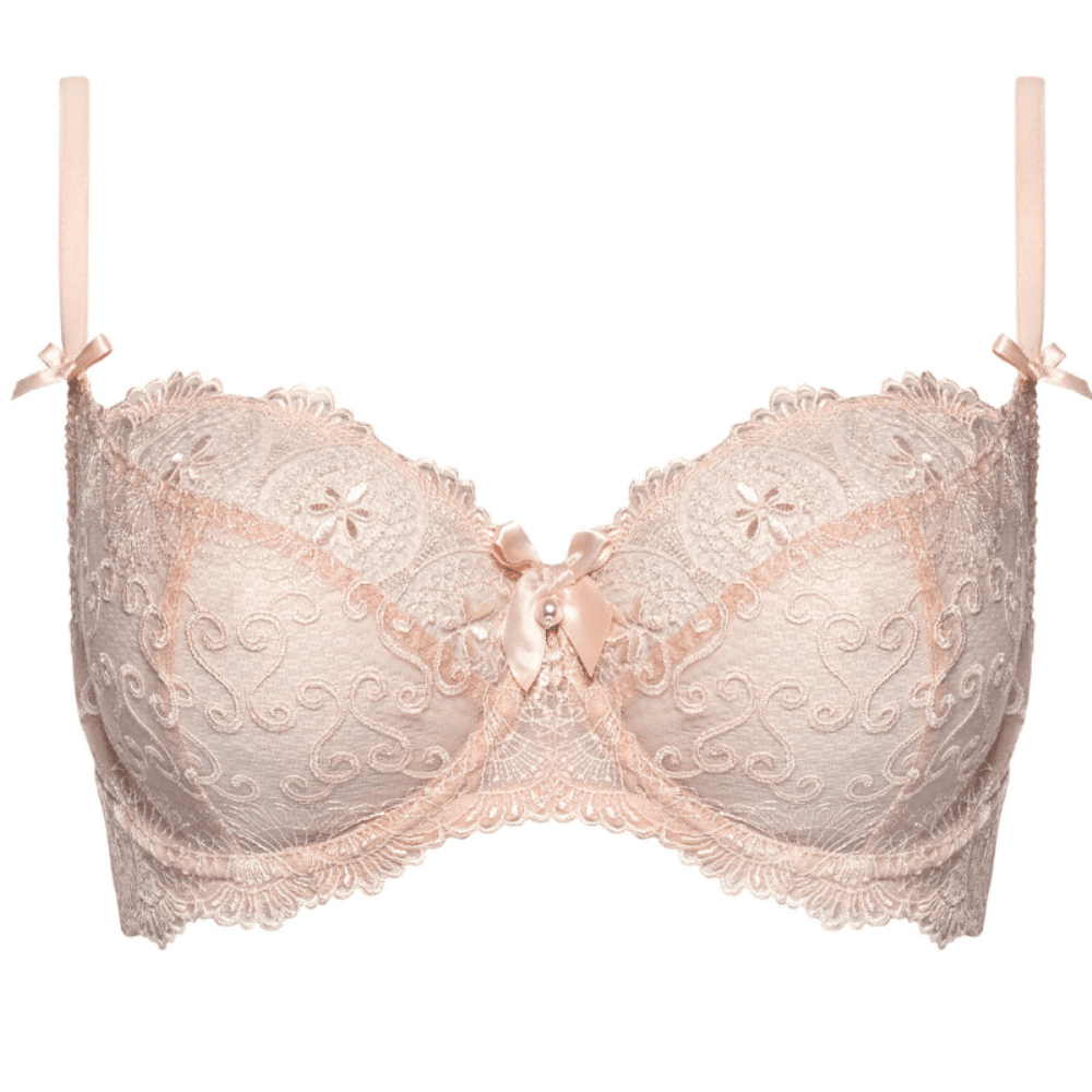 And Full Figure Lace Bra with Sculpted Underwire Lift and Comfort