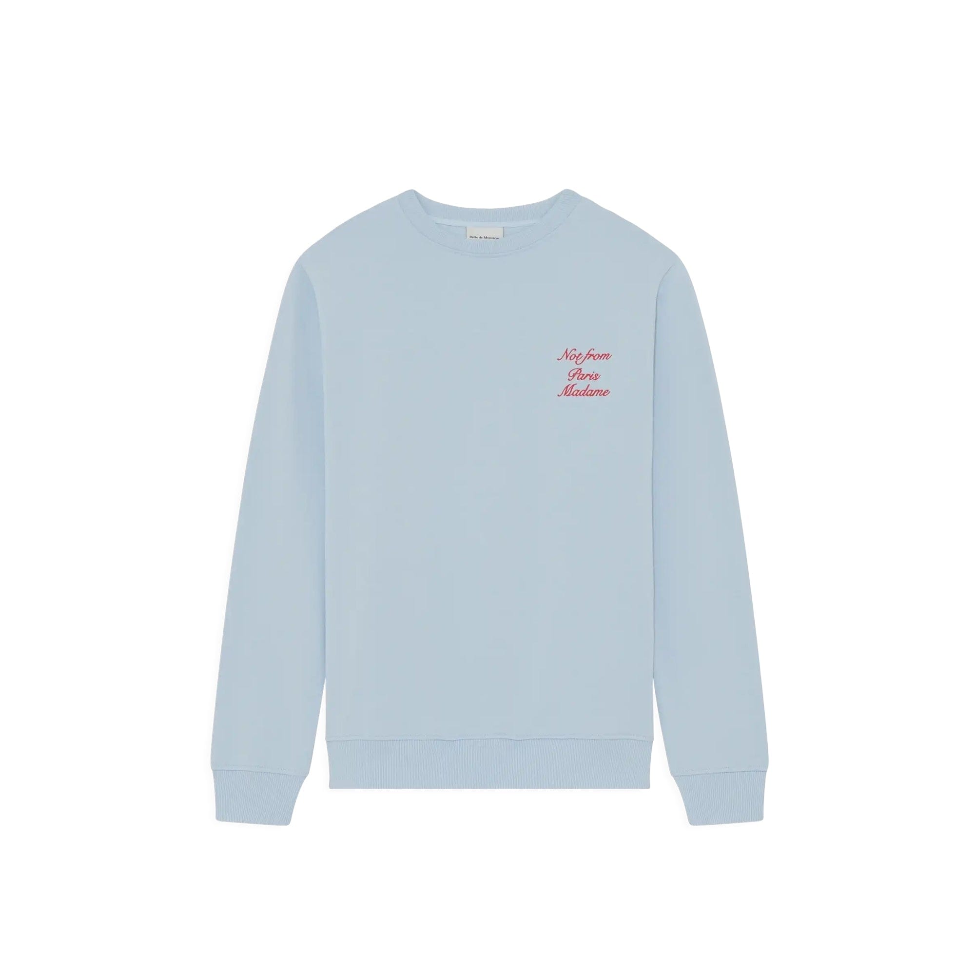 Drôle de Monsieur Mens Slogan Calligraphy Sweatshirt