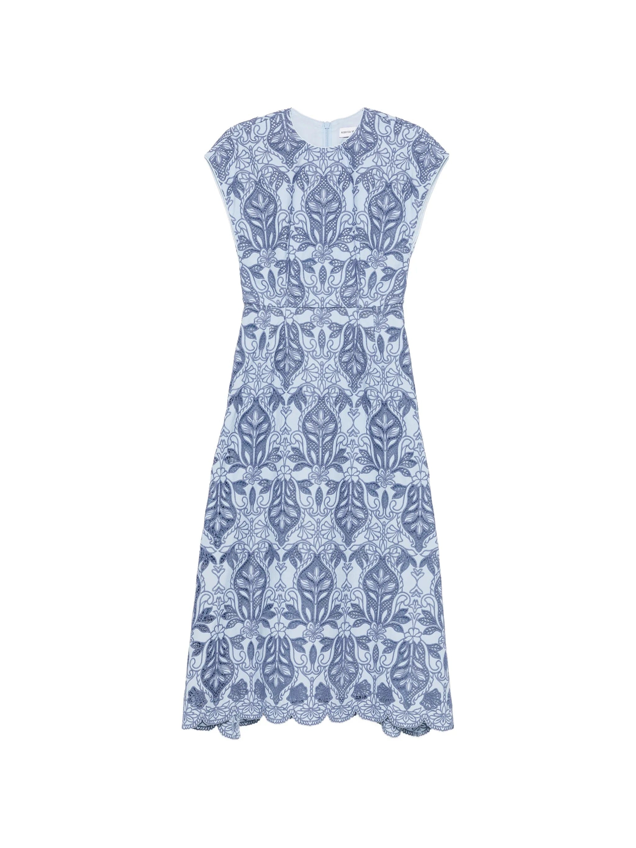 Rebecca Vallance Blooming Lanterns embroidered maxi dress