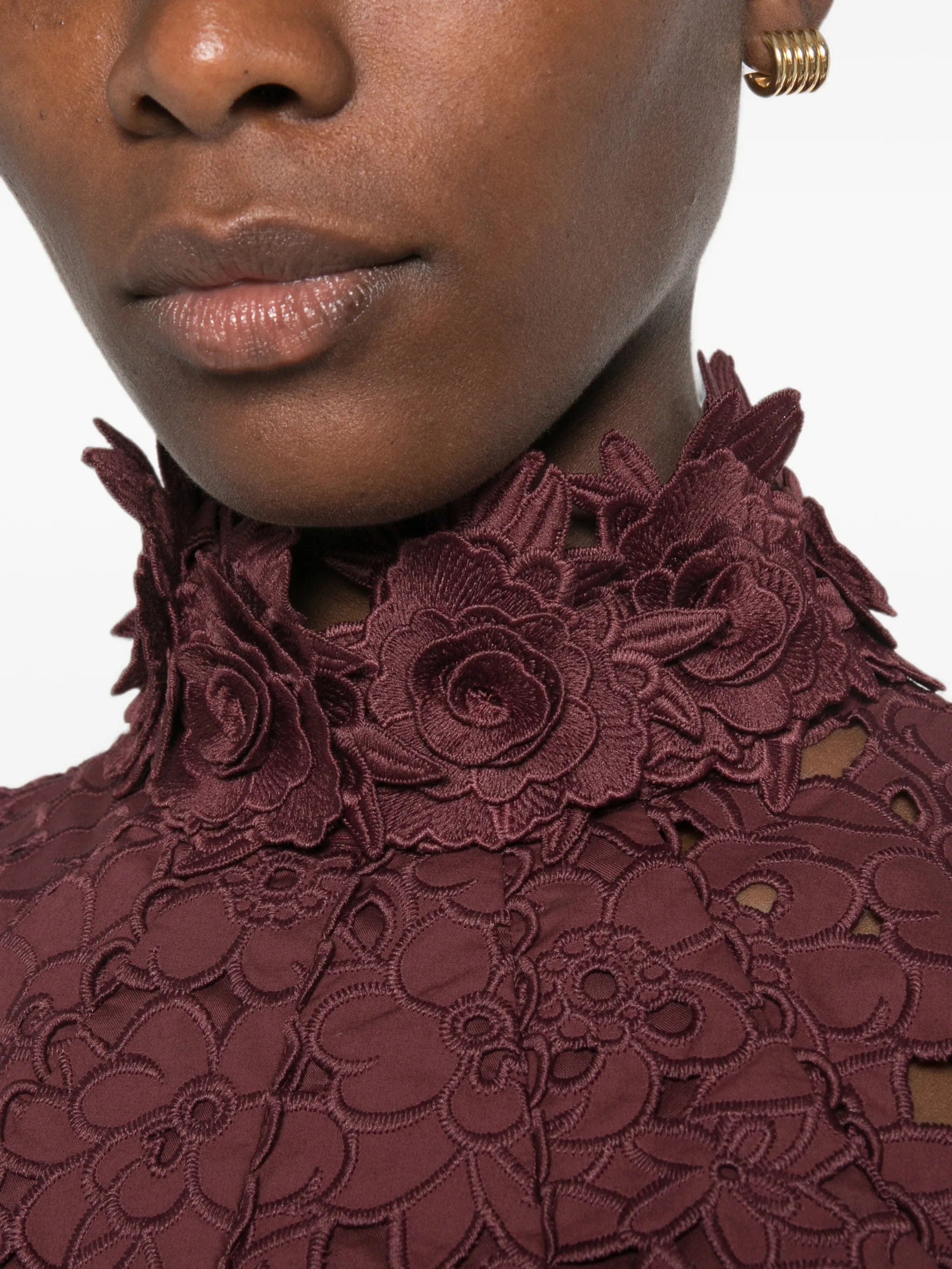 Rebecca Vallance Kitsu floral - lace midi dress