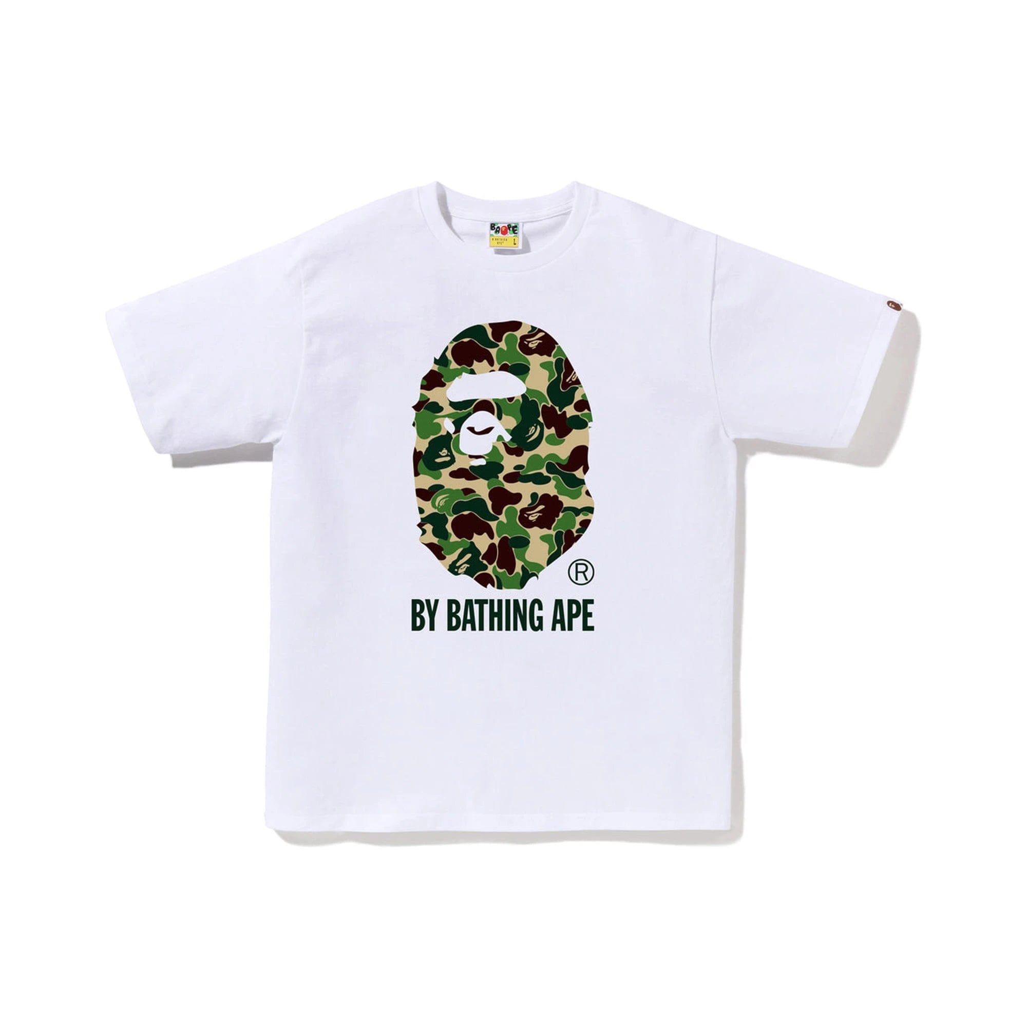 A Bathing Ape BAPE ABC Camo By Bathing Ape T-Shirt White / Green