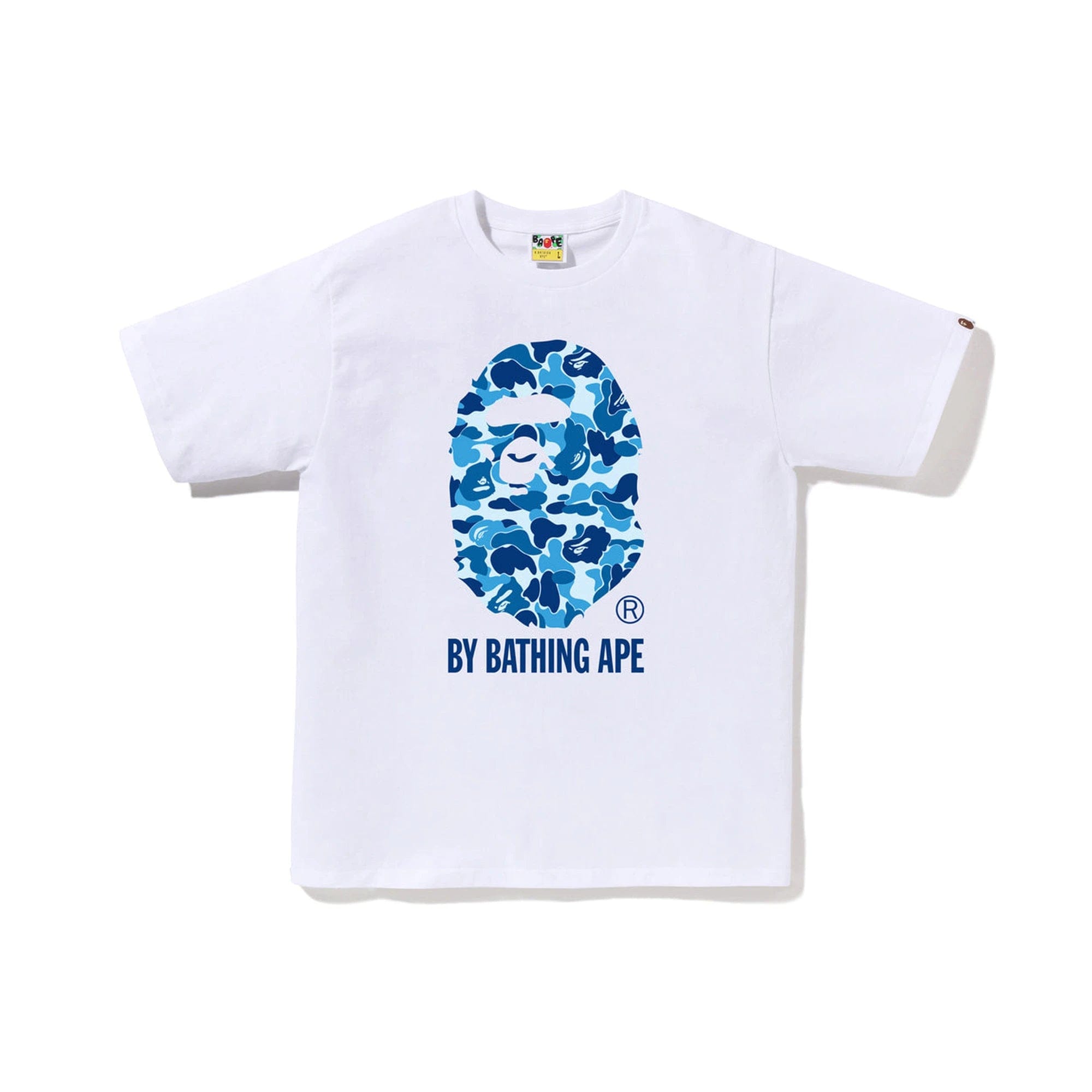 A Bathing Ape BAPE ABC Camo By Bathing Ape T-Shirt White / Blue