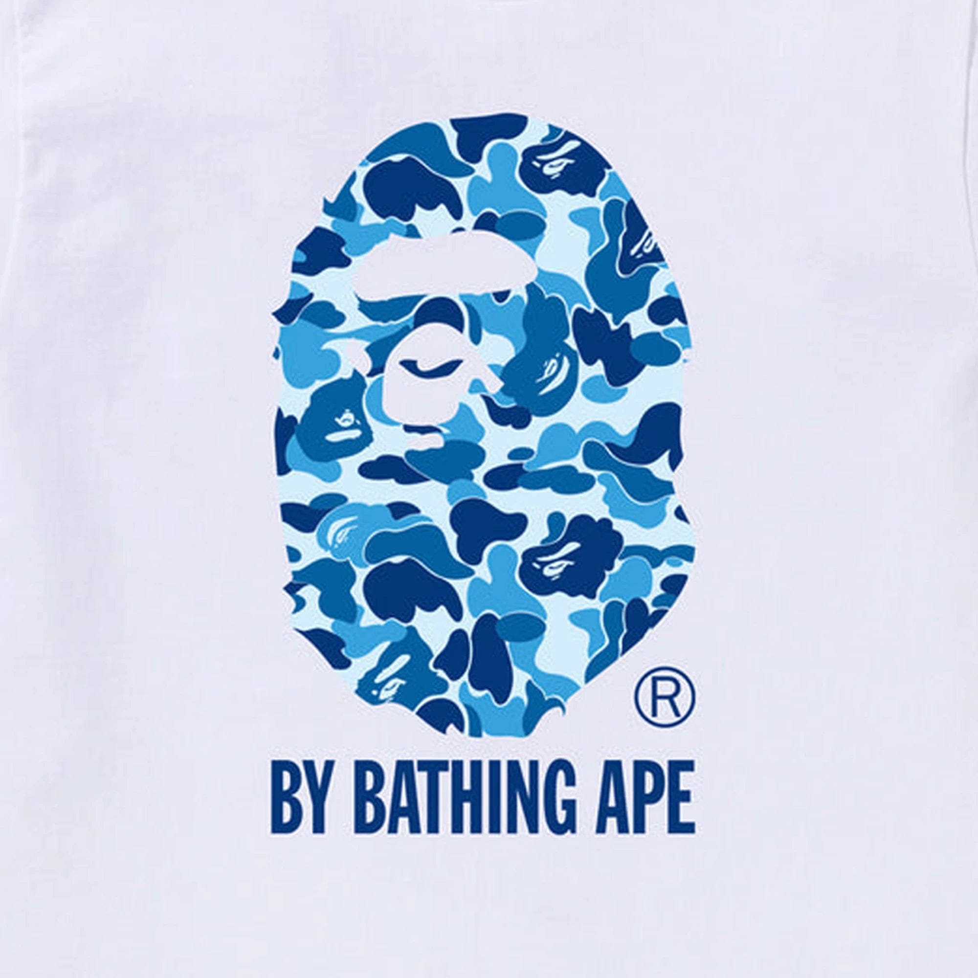 A Bathing Ape BAPE ABC Camo By Bathing Ape T-Shirt White / Blue