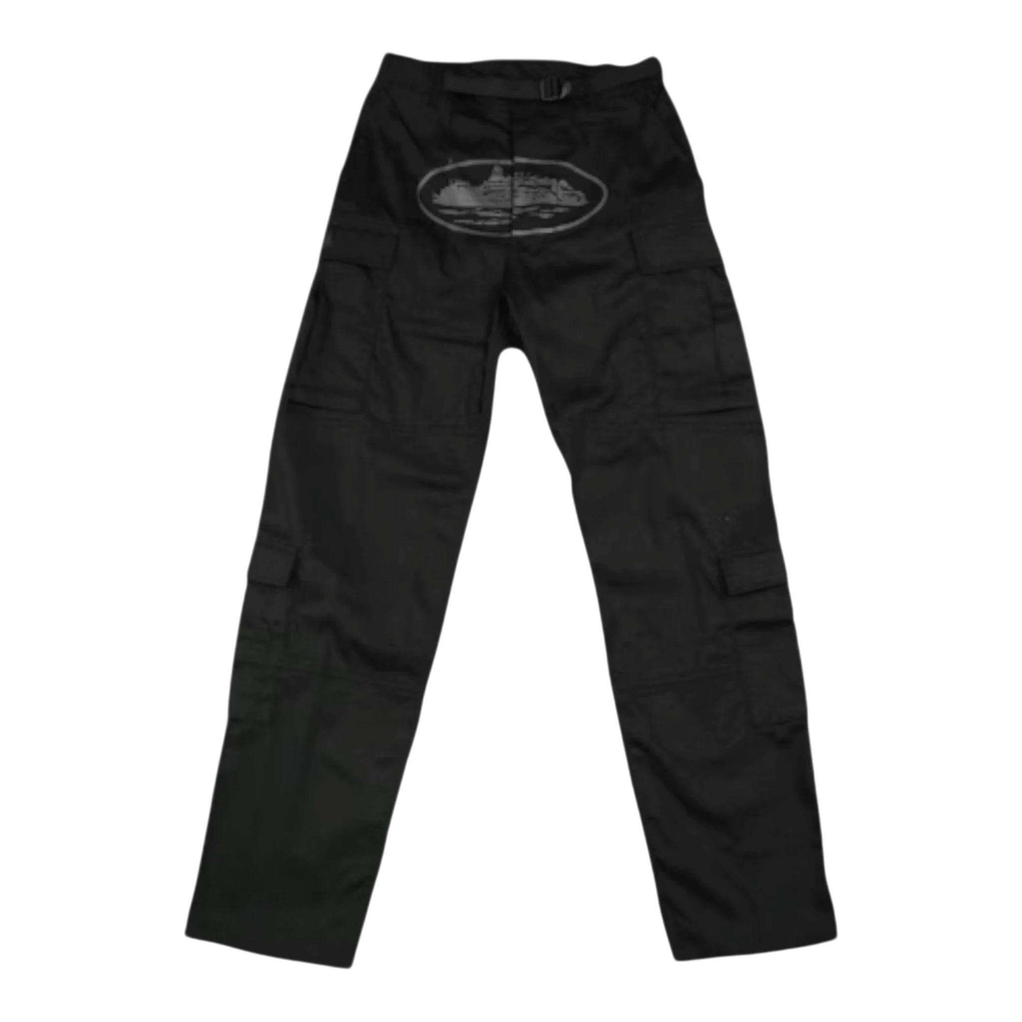 Corteiz Guerillaz Cargos – Triple Black