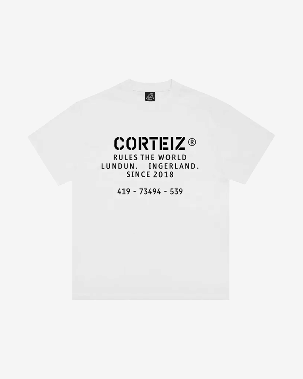 CORTEIZ OG STENCIL T-Shirt WHITE