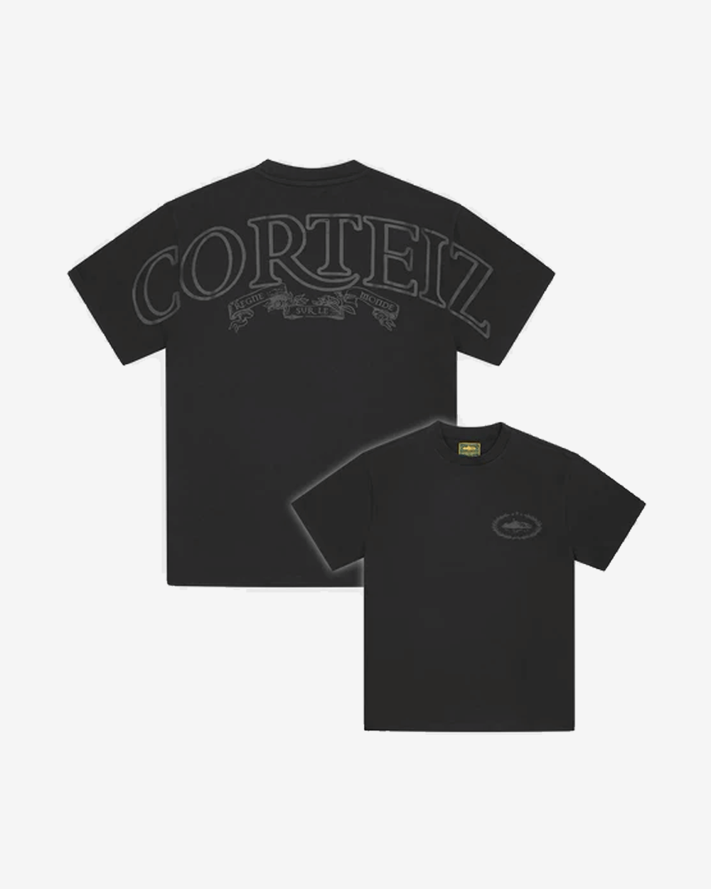 CORTEIZ ROYALE HEAVYWEIGHT BLACK BLACK T-Shirt