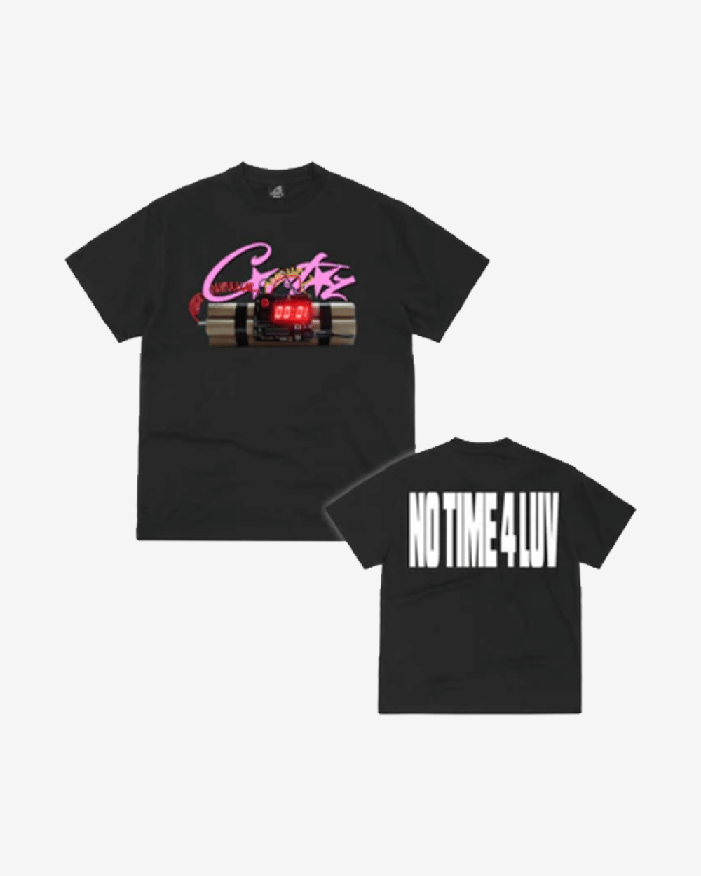CORTEIZ NO TIME 4 LUV BLACK T-Shirt