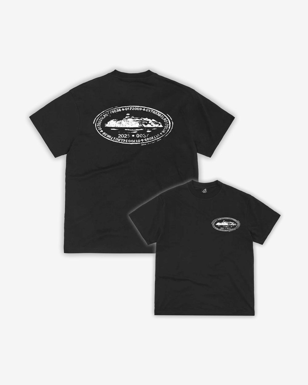 CORTEIZ ISLAND STAMP BLACK T-Shirt
