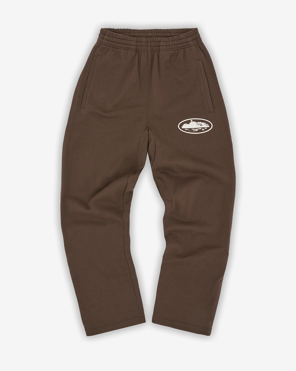 CORTEIZ ISLAND PUFF PRINT OPEN HEM PANT BROWN