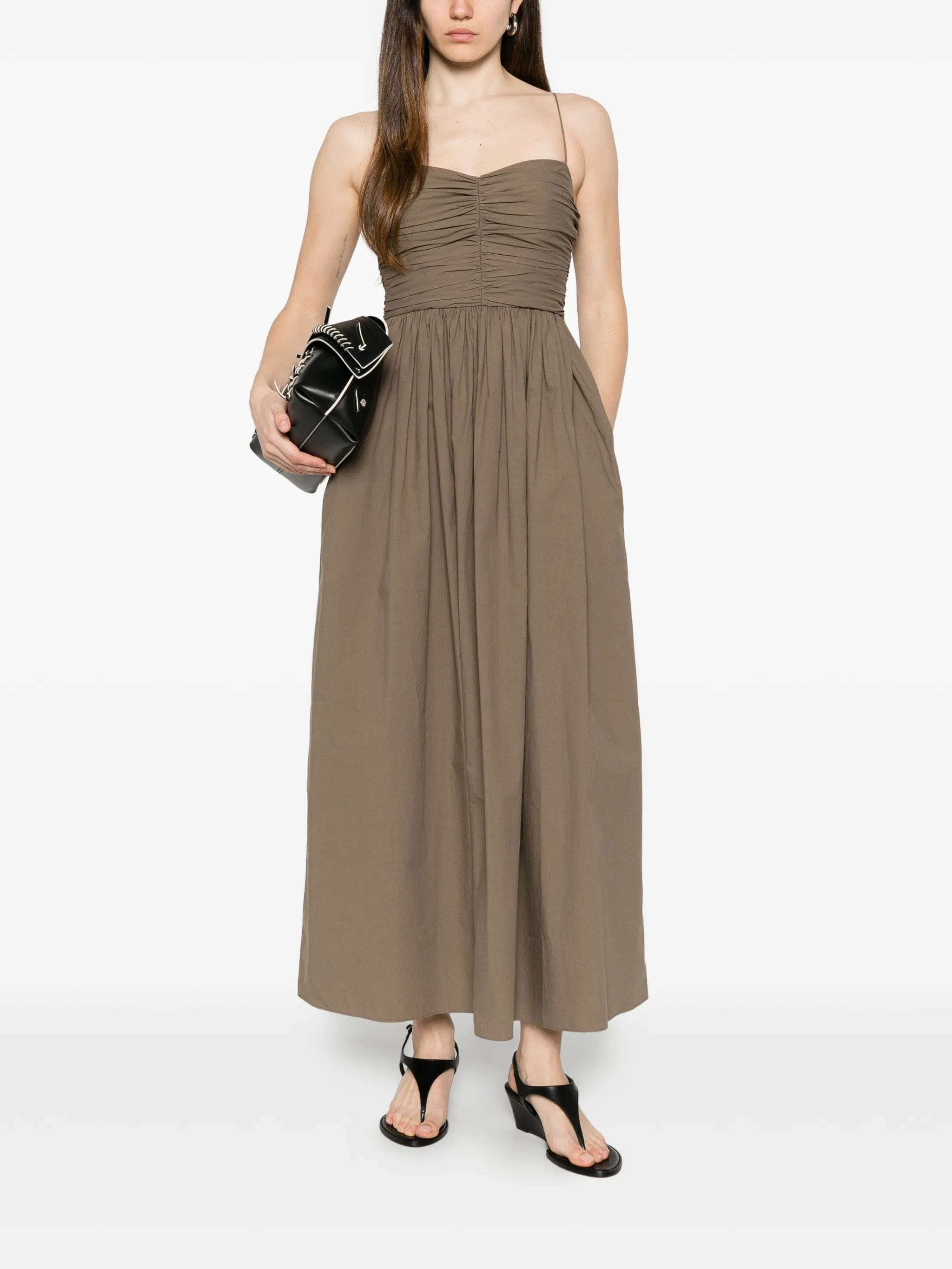 Matteau gathered bodice dress