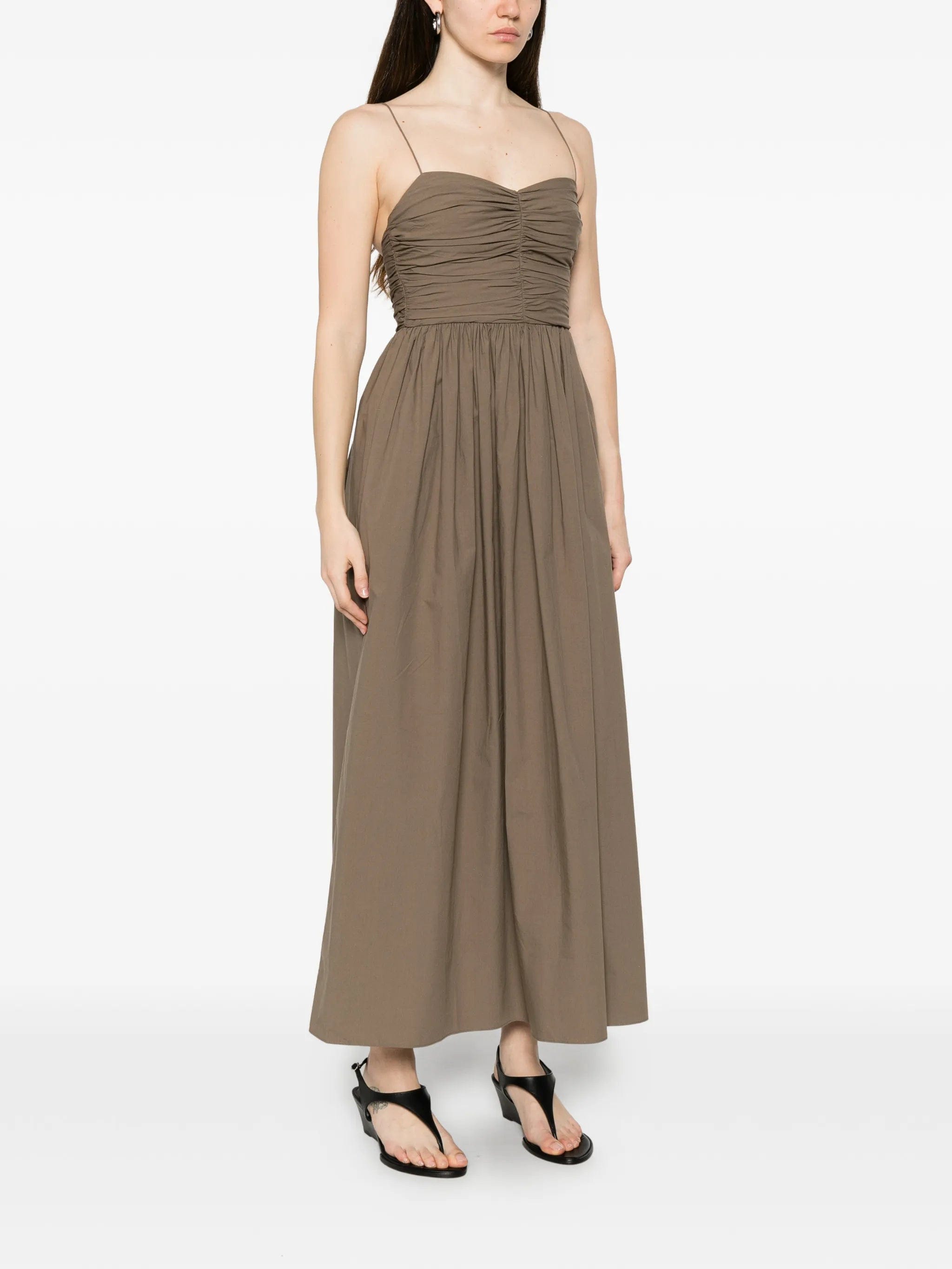 Matteau gathered bodice dress
