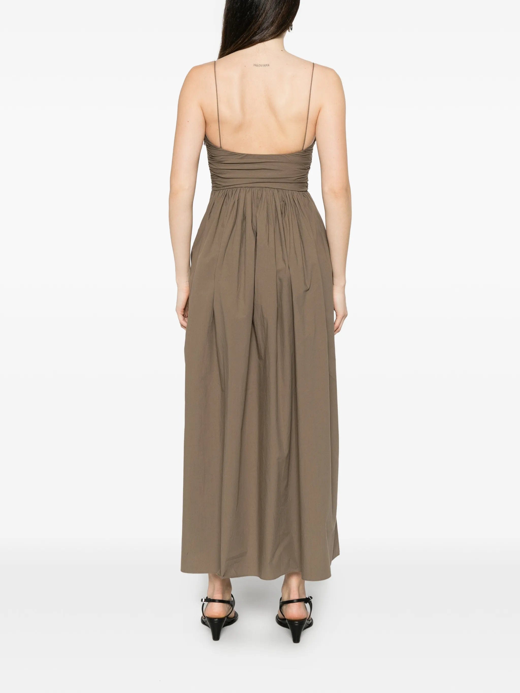 Matteau gathered bodice dress
