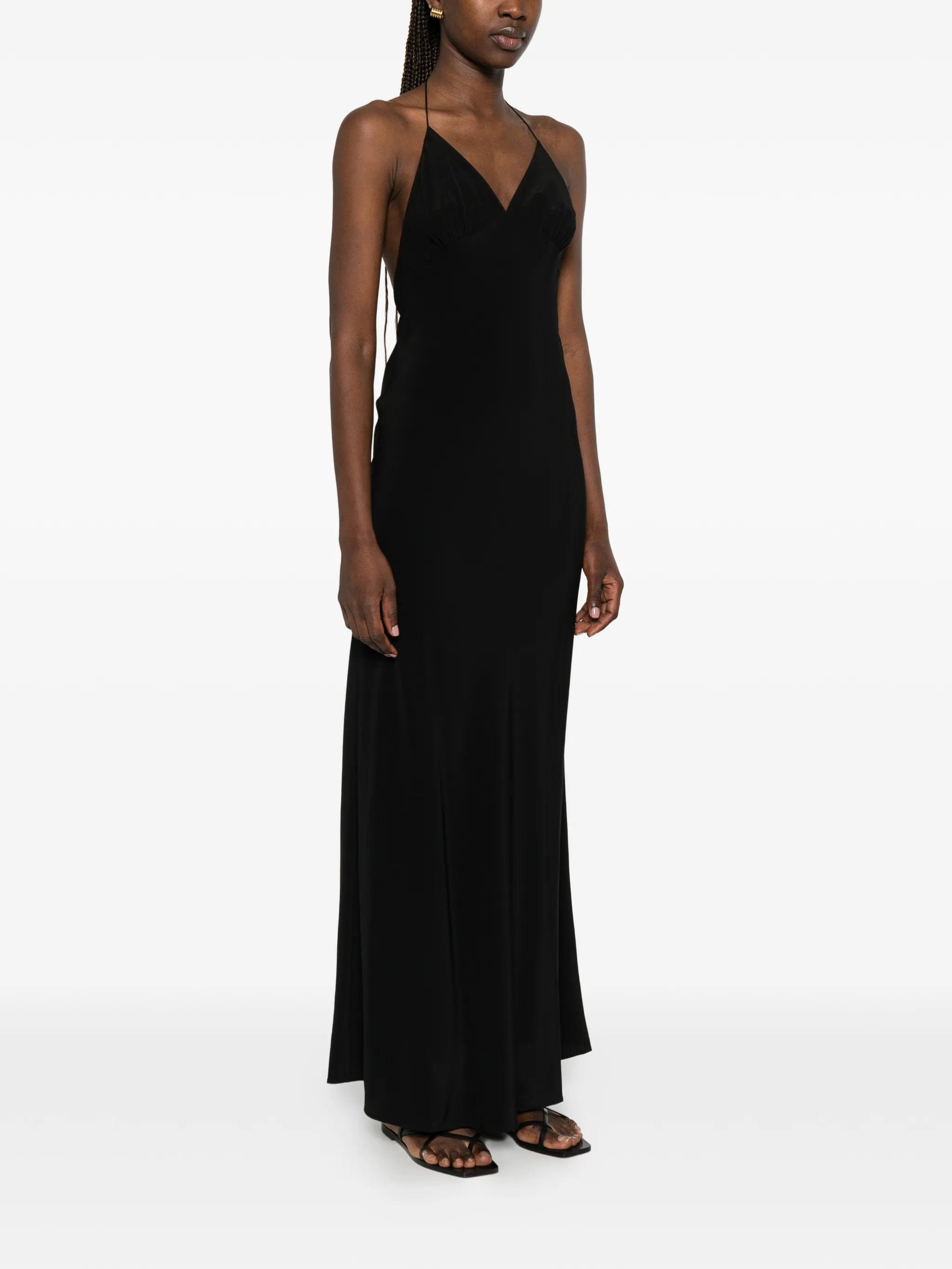 Matteau low - back halterneck maxi dress