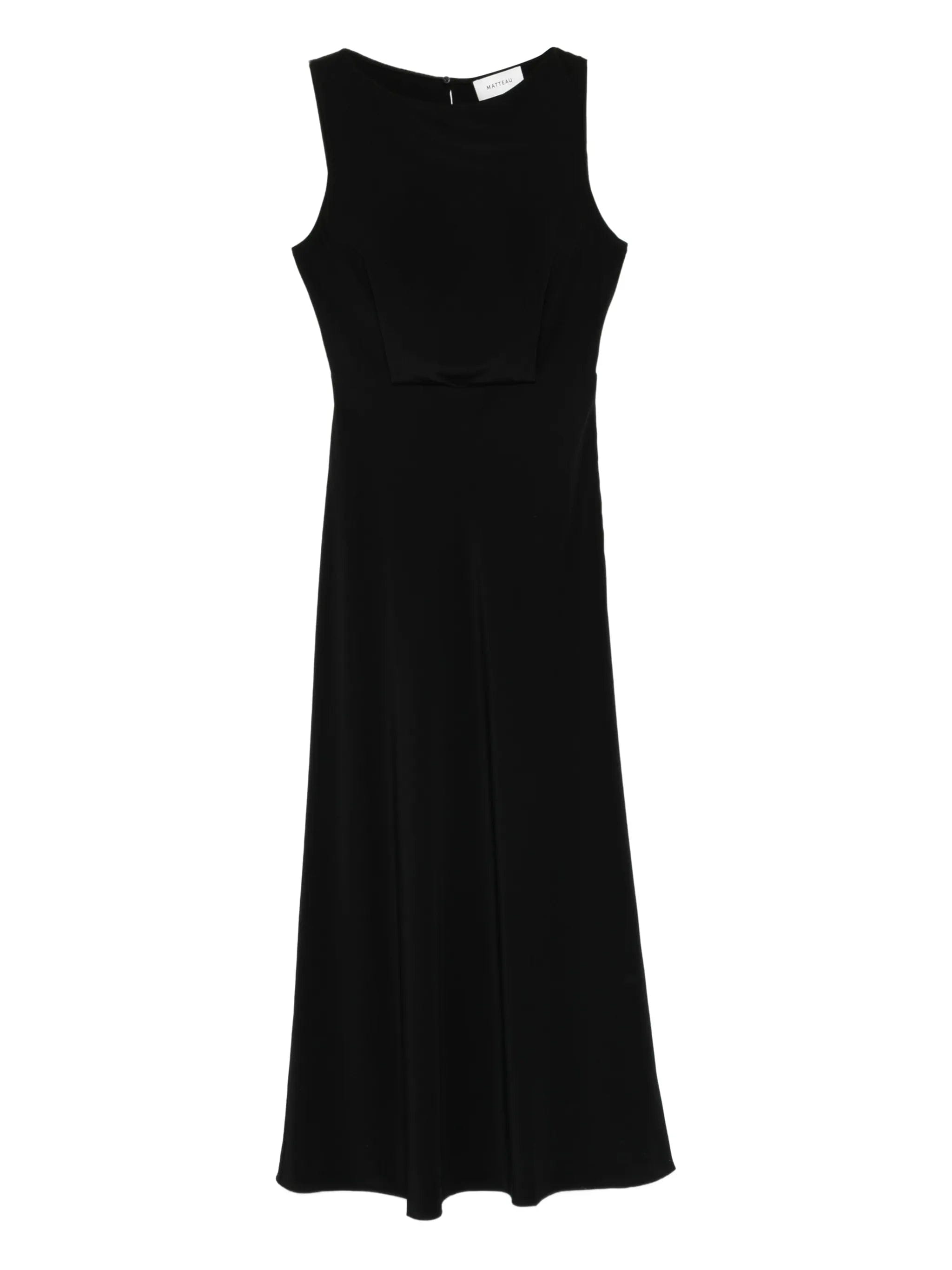 Matteau boat - neck maxi dress