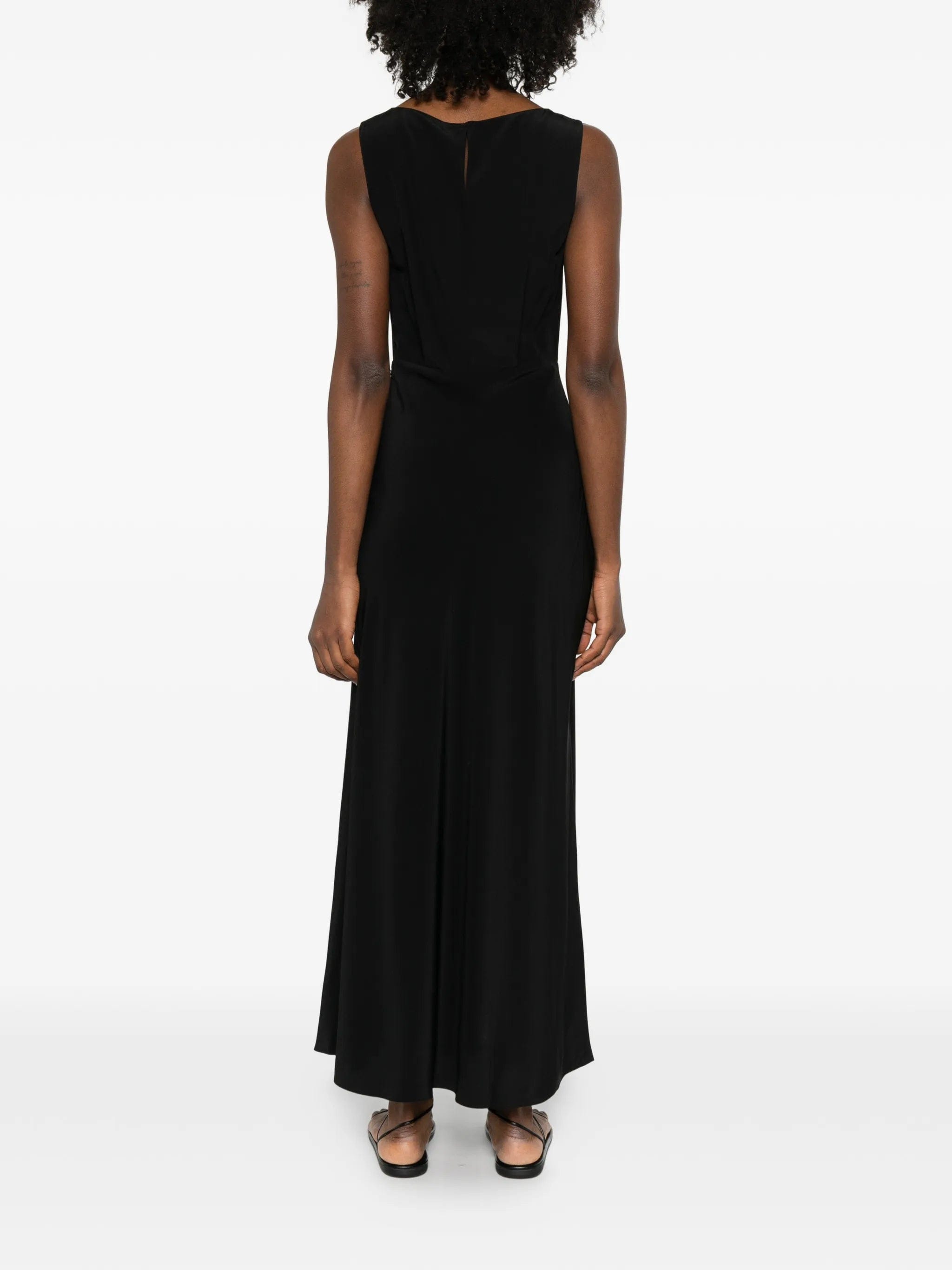 Matteau boat - neck maxi dress