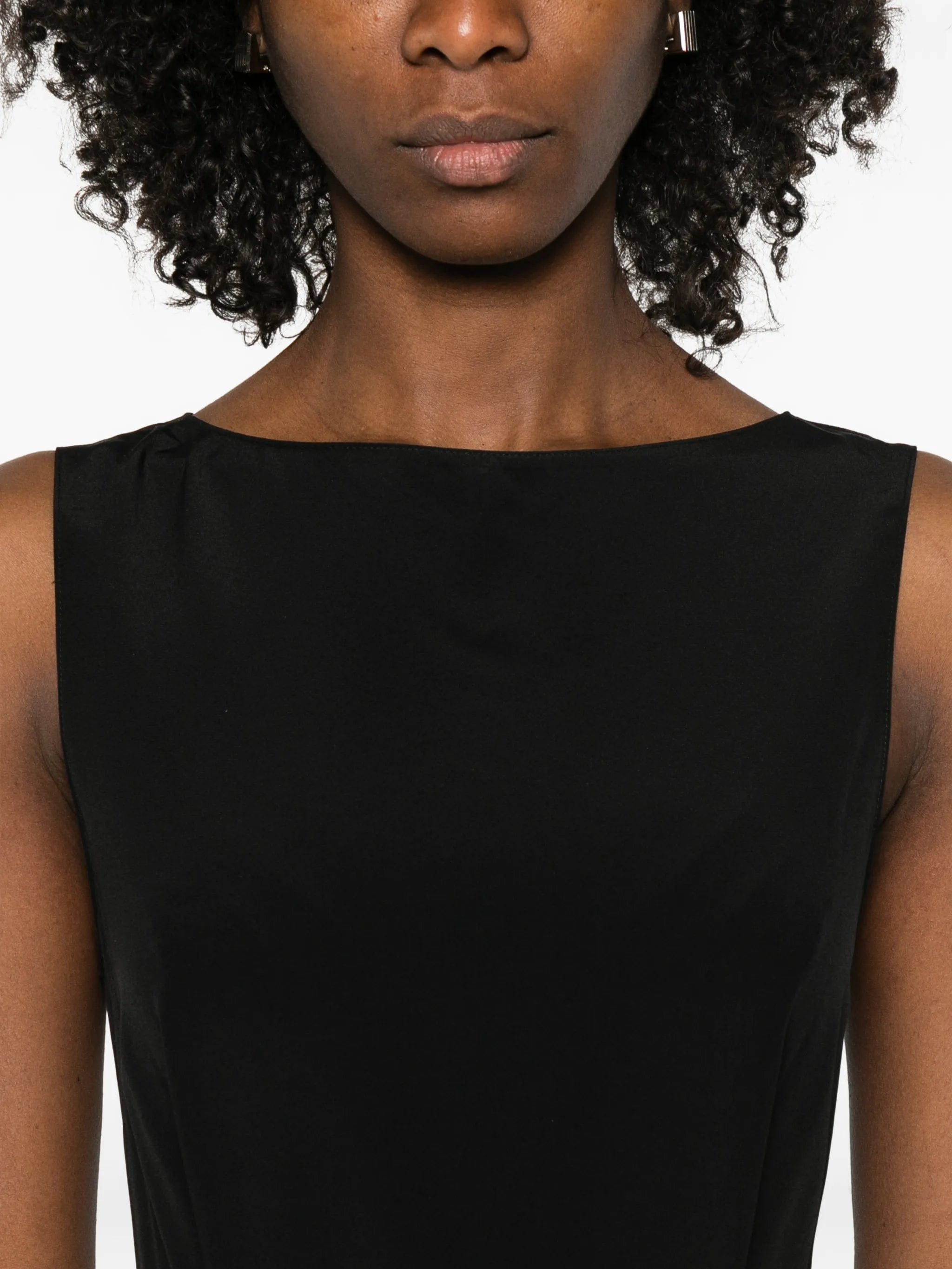 Matteau boat - neck maxi dress