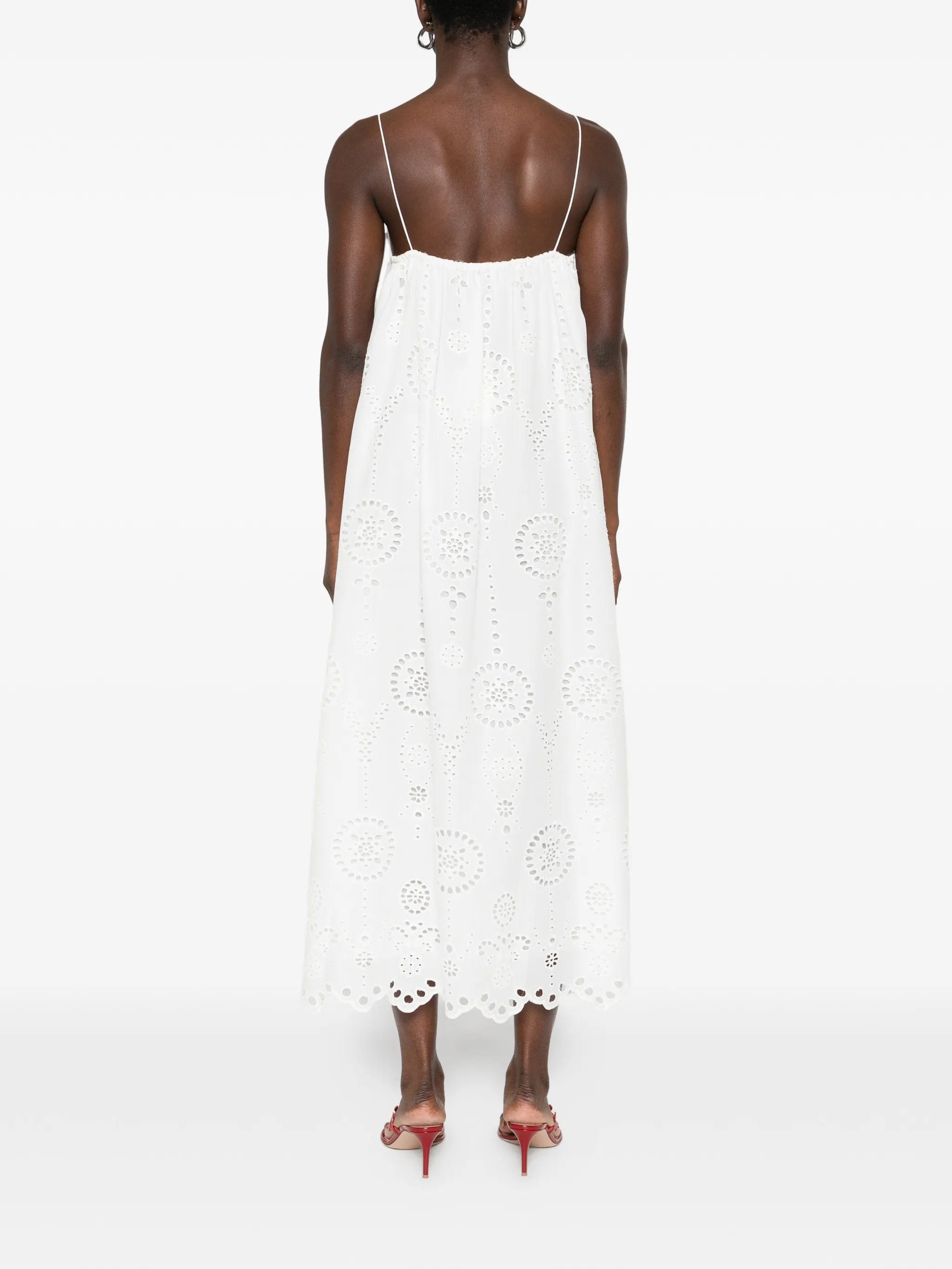 Matteau broderie - anglaise midi dress