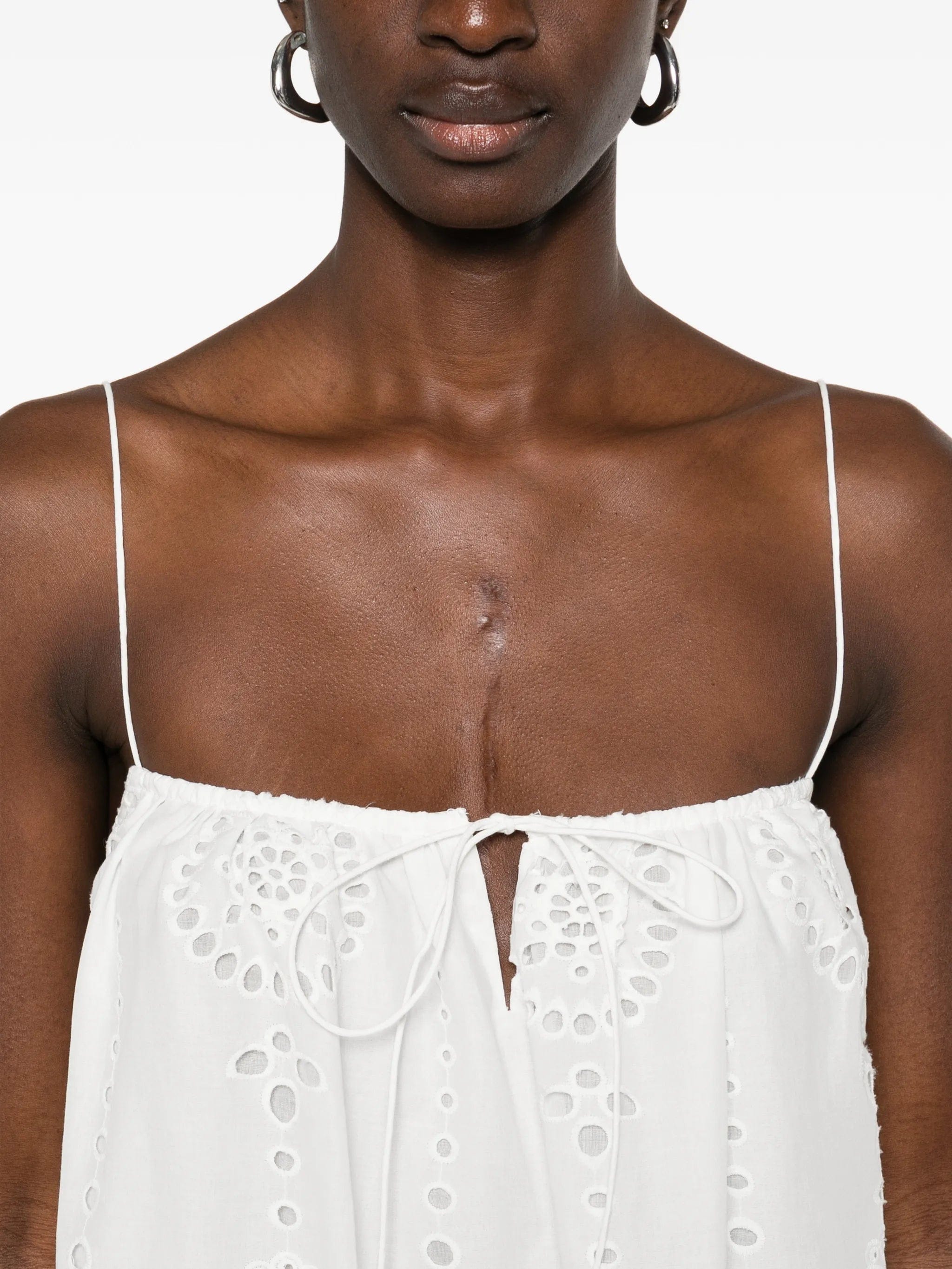 Matteau broderie - anglaise midi dress