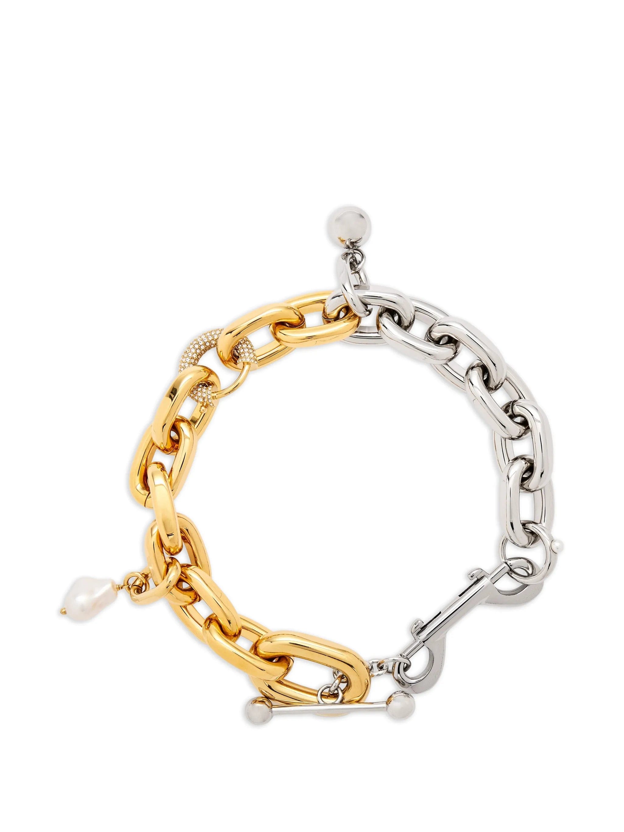 Rabanne bi - colour link necklace