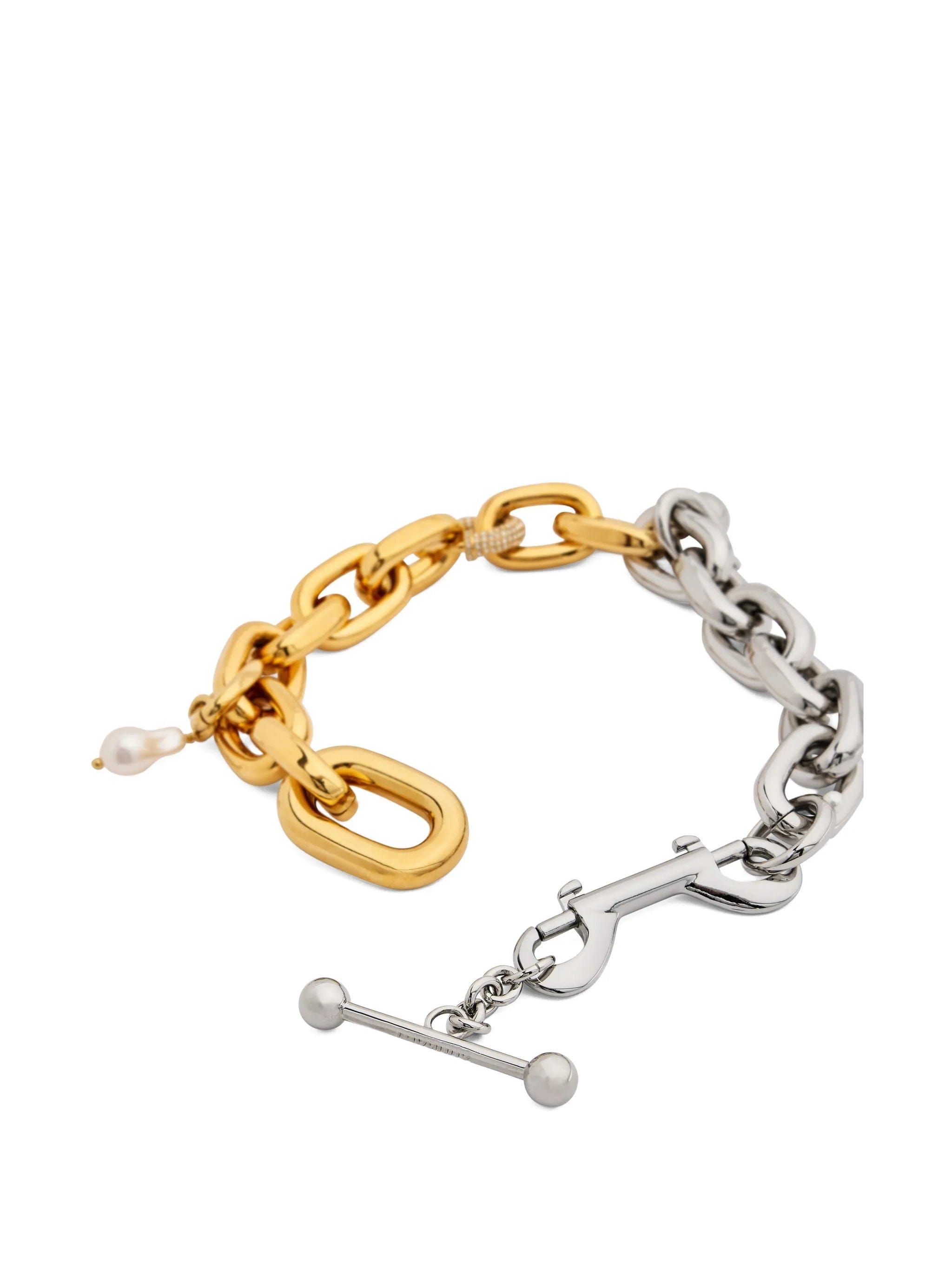 Rabanne bi - colour link necklace