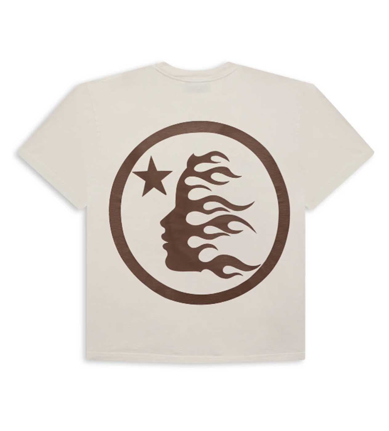 Hellstar Classic Regular Print T-Shirt Cream/Brown