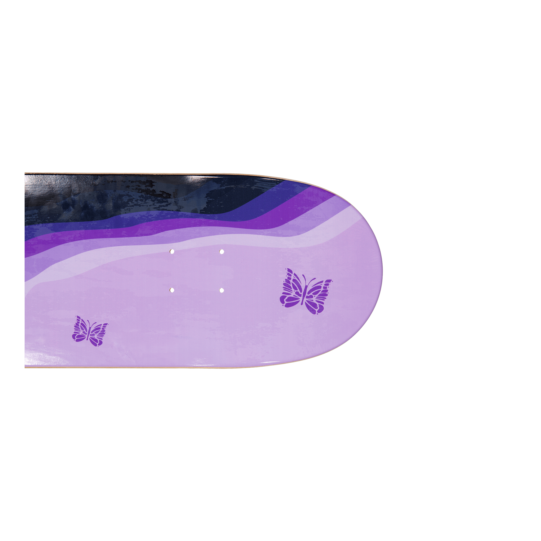 Needles x Dc Shoes Skate Deck Black / Purple