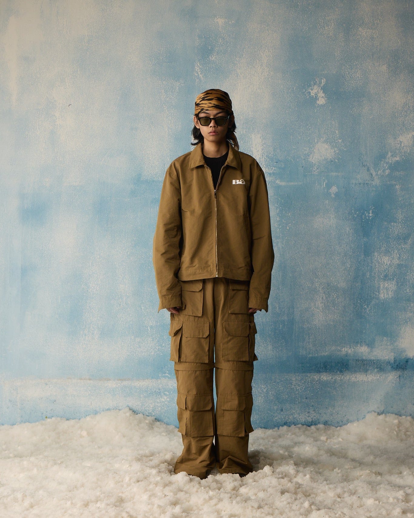 UTILITY Brown Boxy Utility Jacket