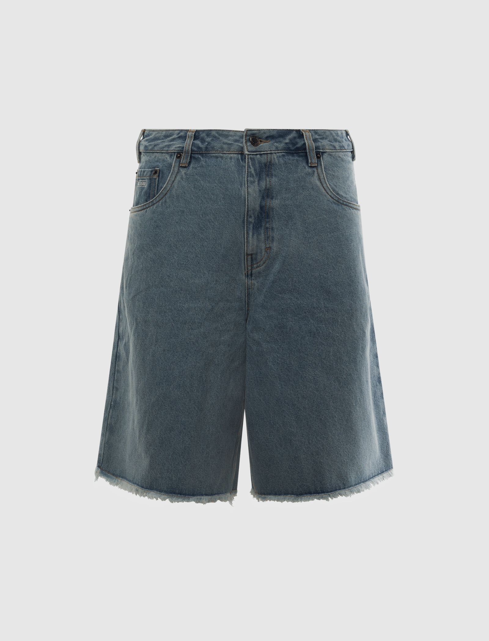 HONOR THE GIFT FRAYED EDGE 11" DENIM BERMUDAS
