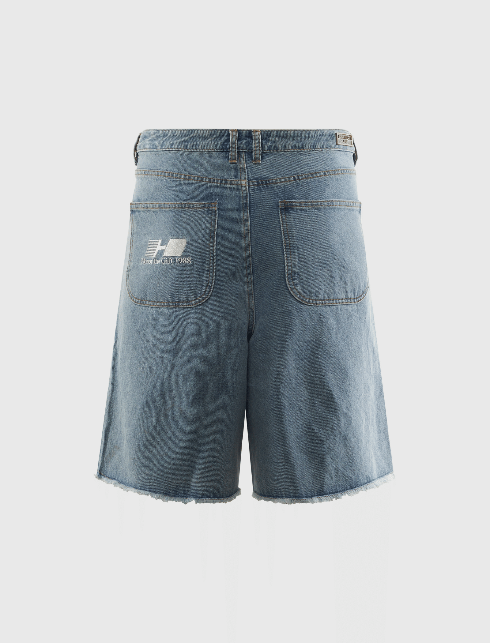 HONOR THE GIFT FRAYED EDGE 11" DENIM BERMUDAS