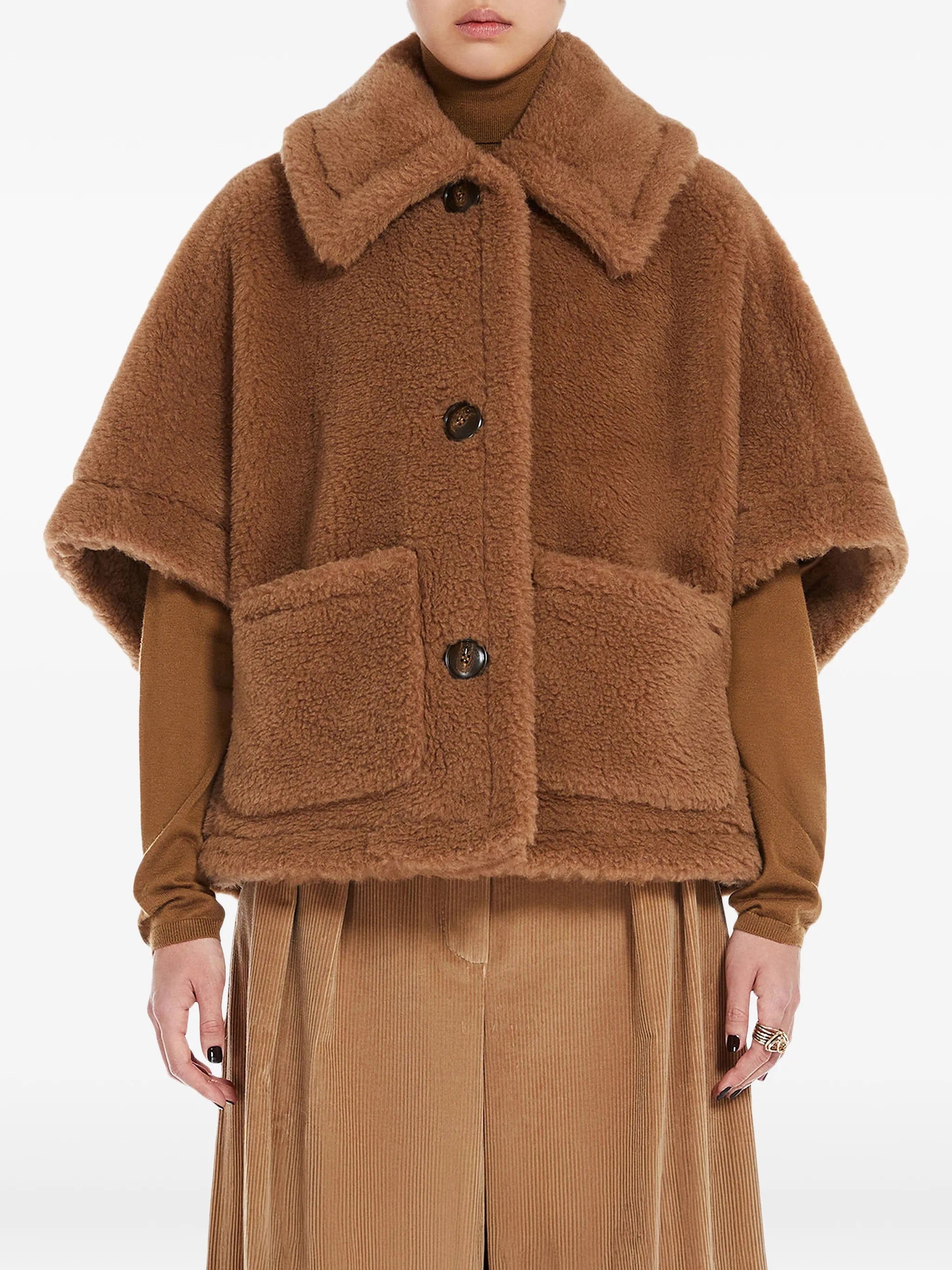 Max Mara Teddy button - up jacket