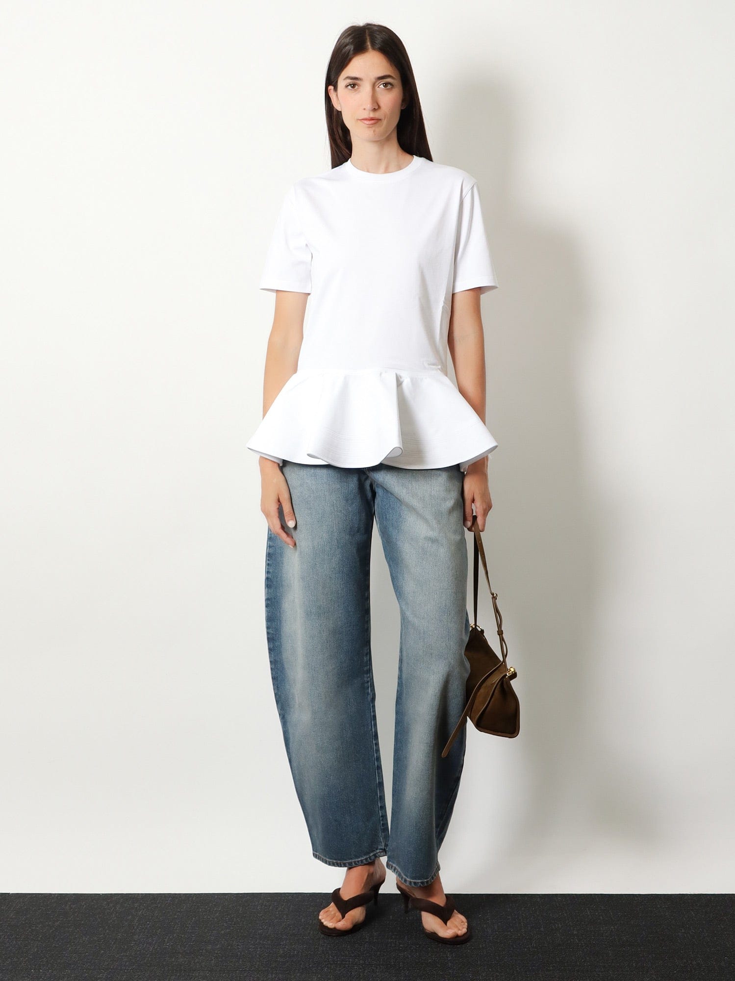 Alaia Crinoline cotton jersey t - shirt