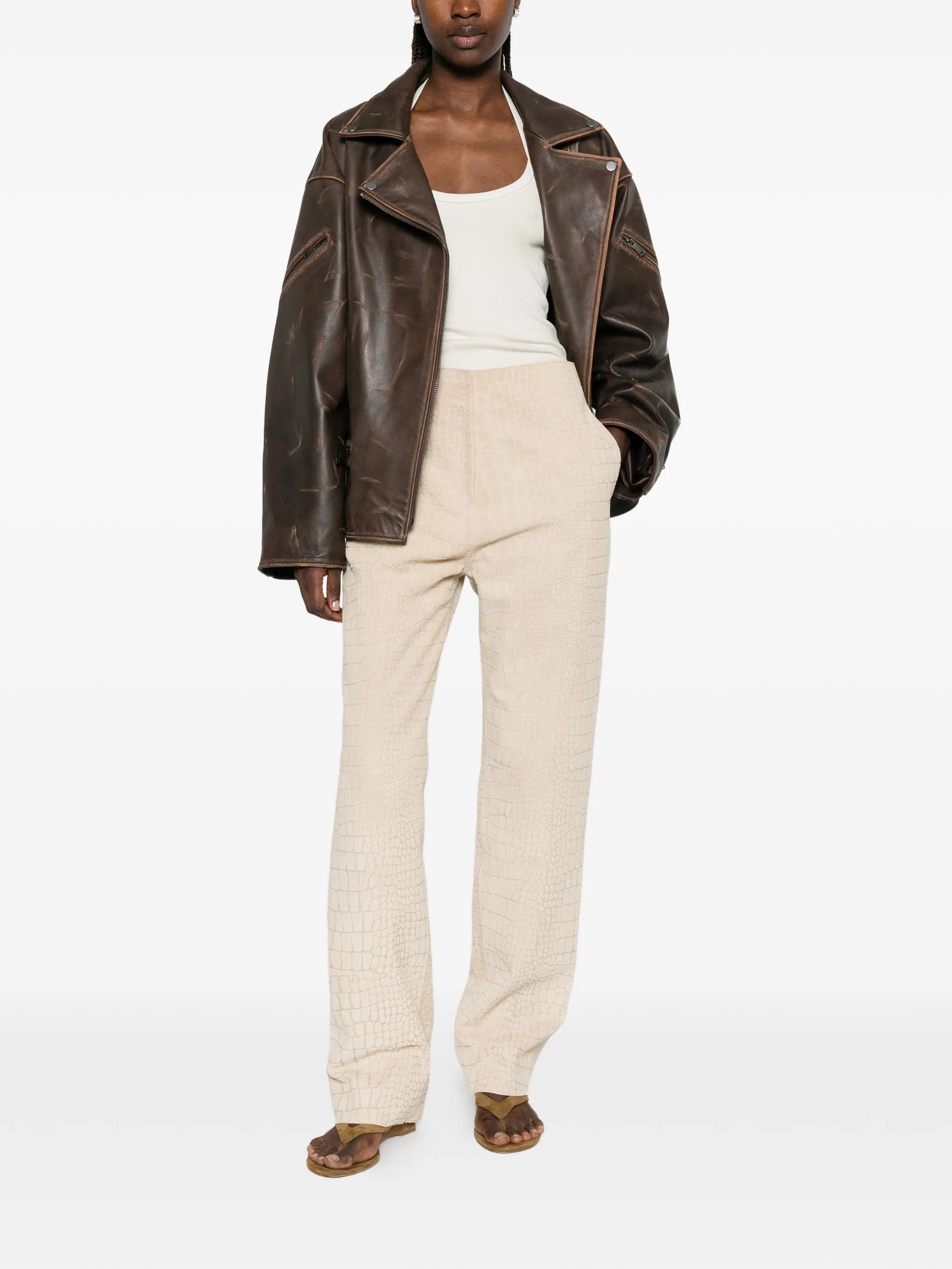Ducie Samantha distressed jacket