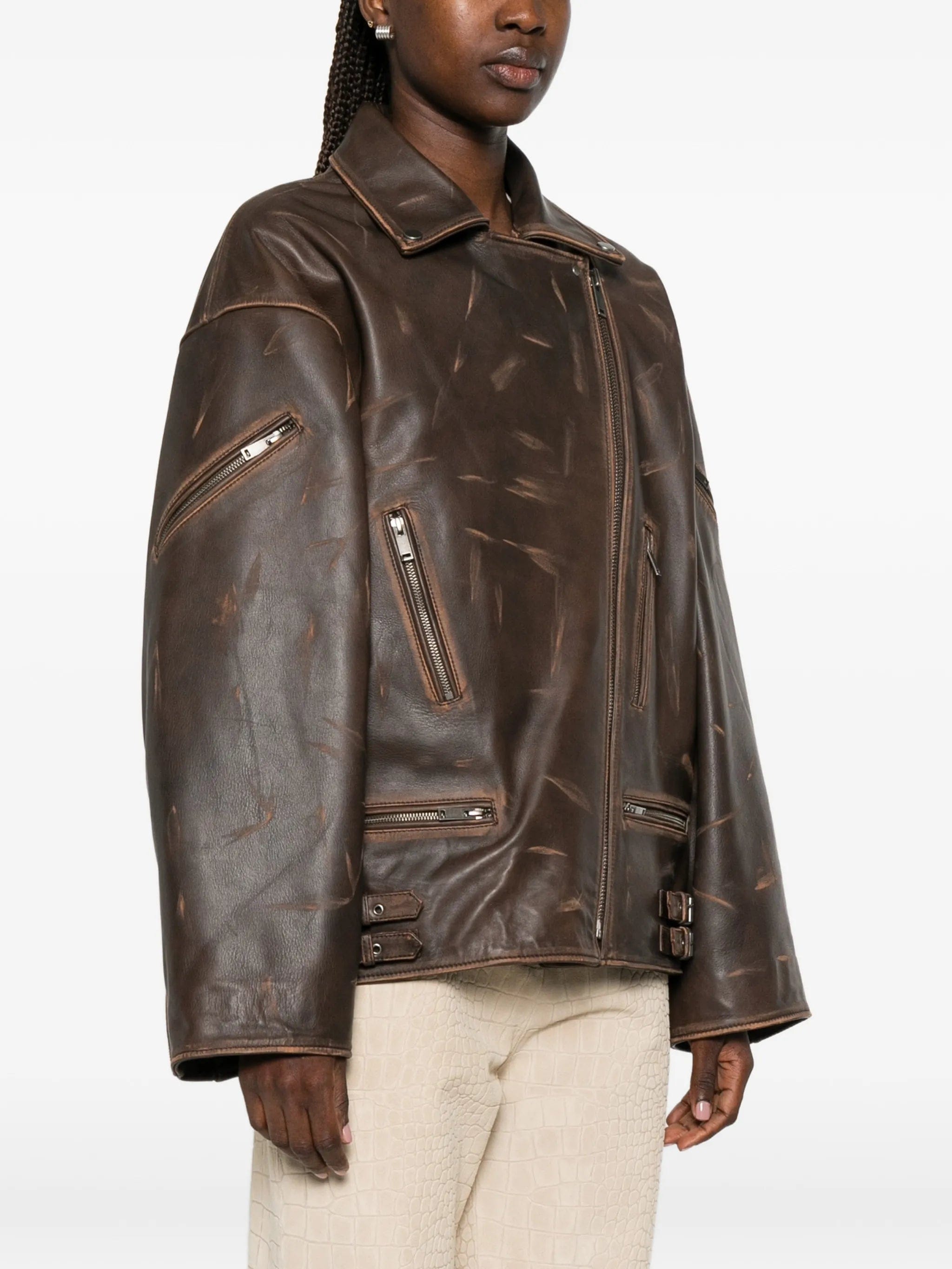 Ducie Samantha distressed jacket