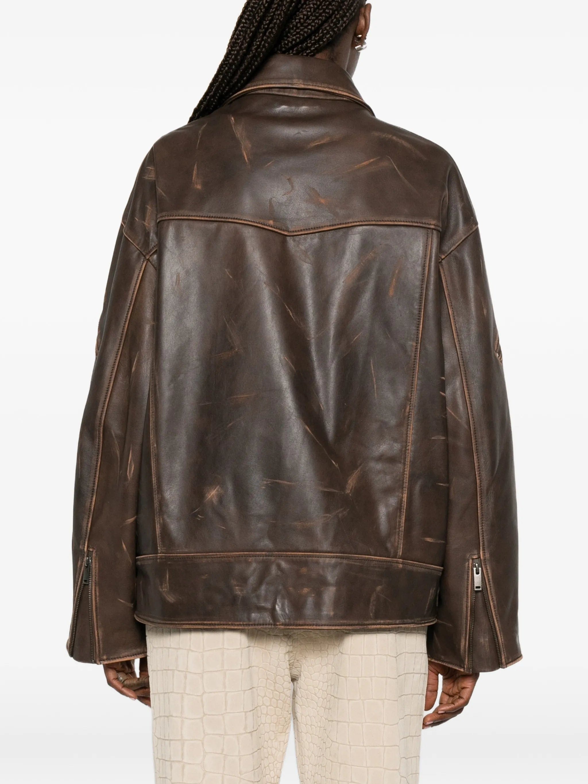 Ducie Samantha distressed jacket