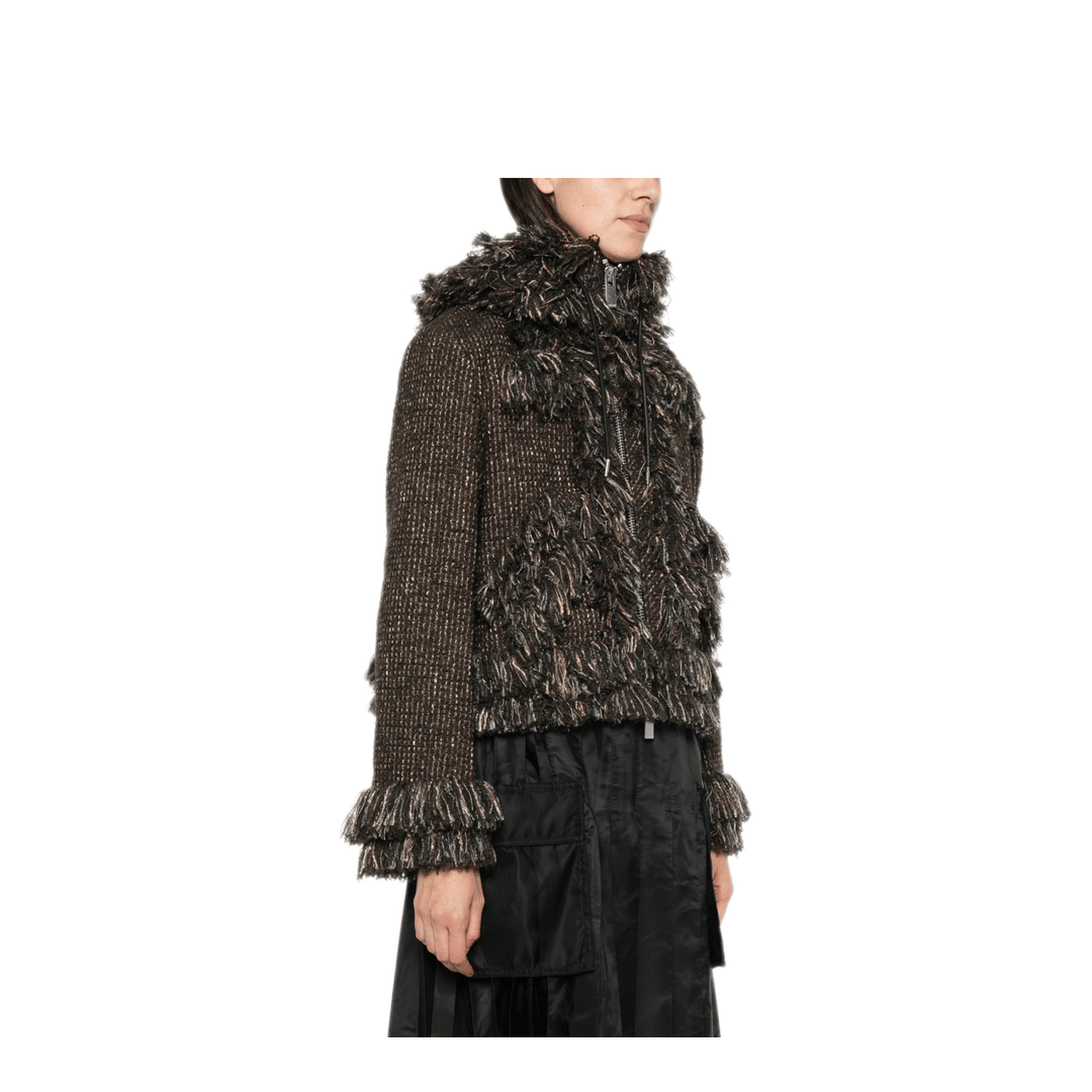 Sacai Coats Brown