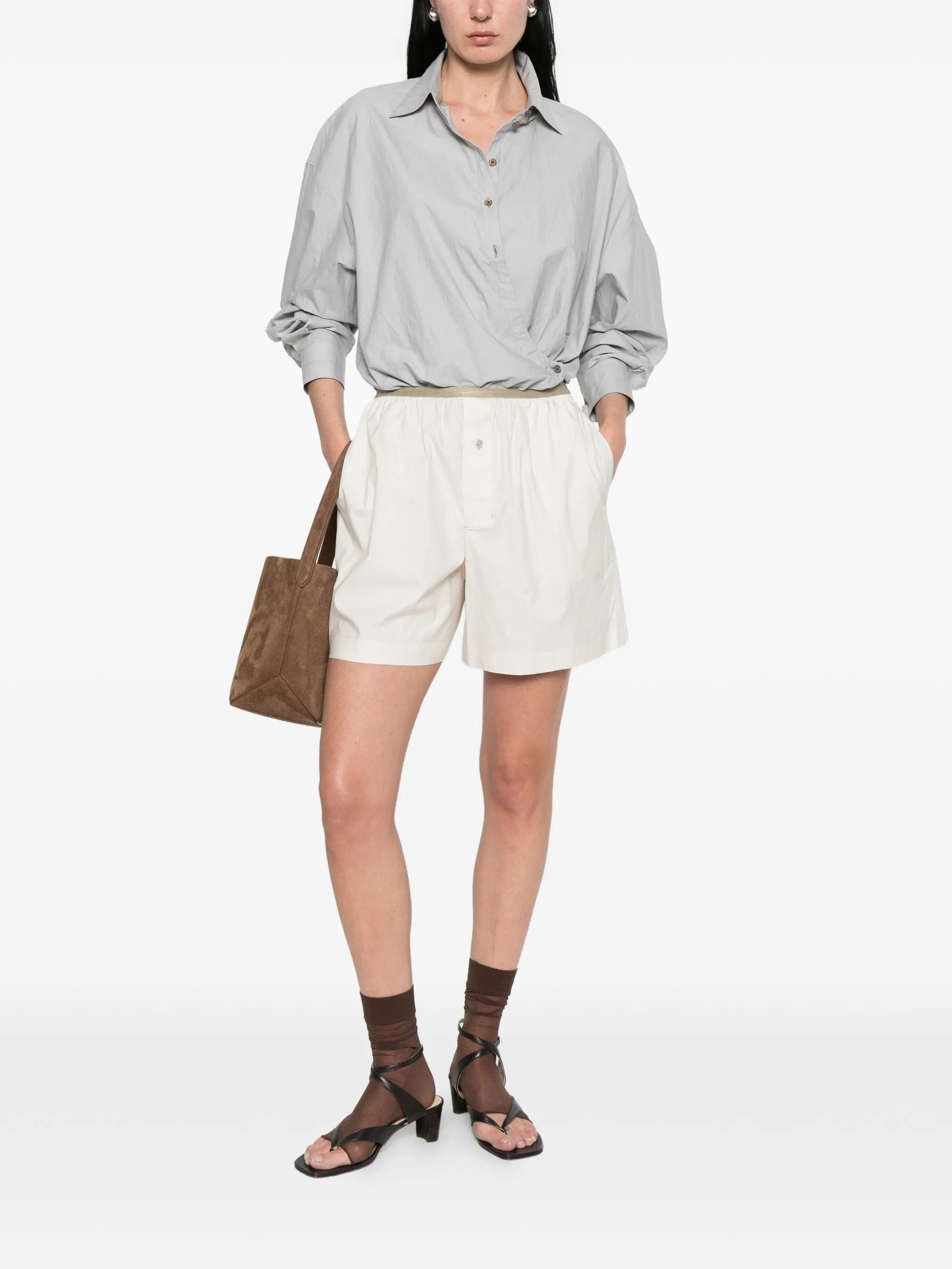 Lemaire button - embellishment shorts