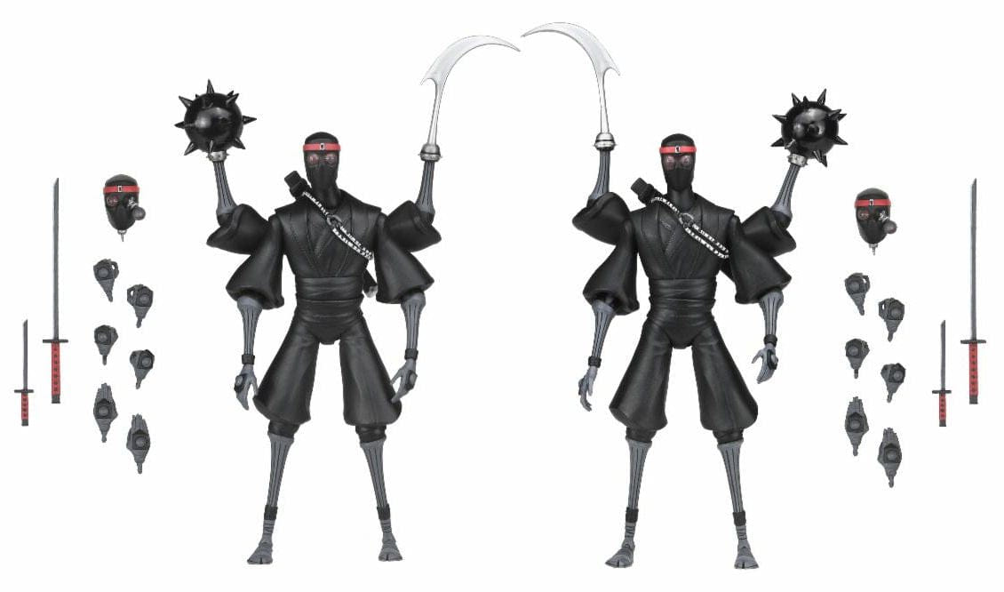 Neca Toys NECA TMNT 2012 Cartoon Ultimate Footbots 2 Pack Action Figure