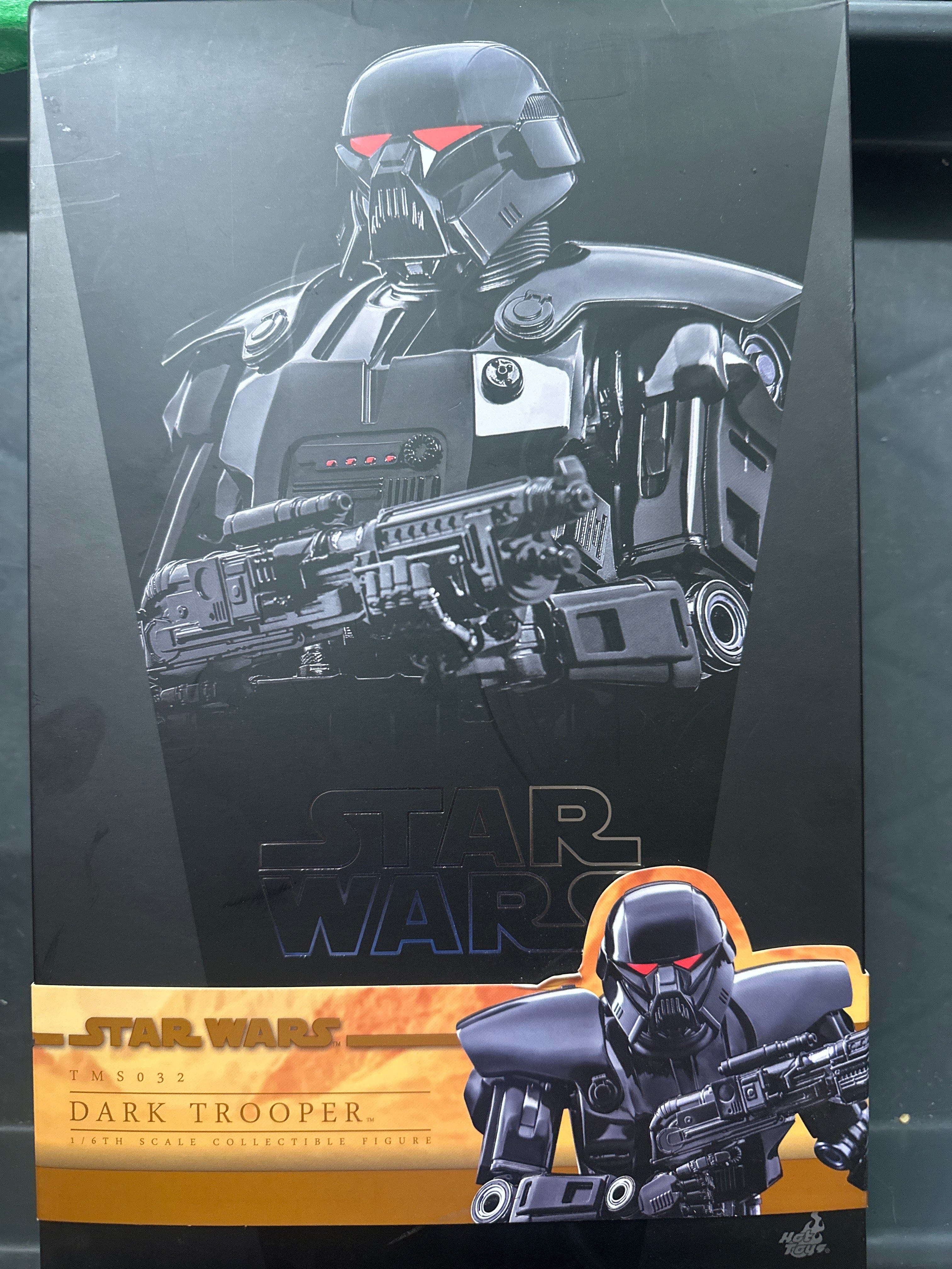 Sideshow **Open Box**Hot Toys 1/6 Scale Star Wars Dark Trooper TMS032 Action Figure