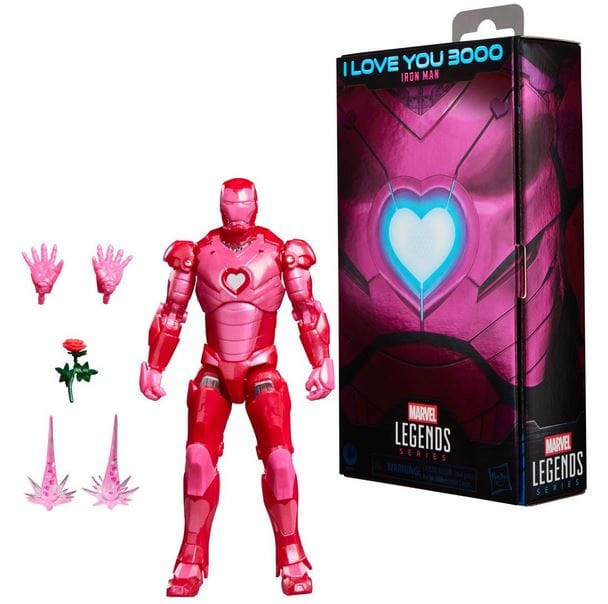 Hasbro Toys Marvel Legends Iron Man I Love You 3000 Action Figure