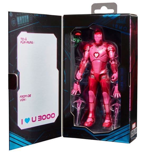 Hasbro Toys Marvel Legends Iron Man I Love You 3000 Action Figure