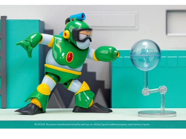 Hasbro Toys Jada Toys Mega Man Bubble Man Deluxe Action Figure