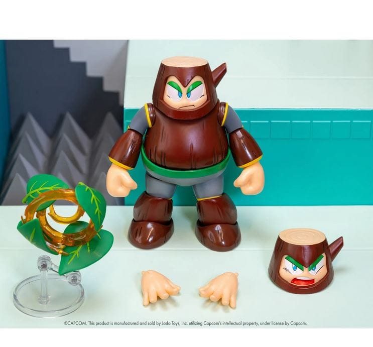 Hasbro Toys Jada Toys Mega Man Wood Man Deluxe Action Figure
