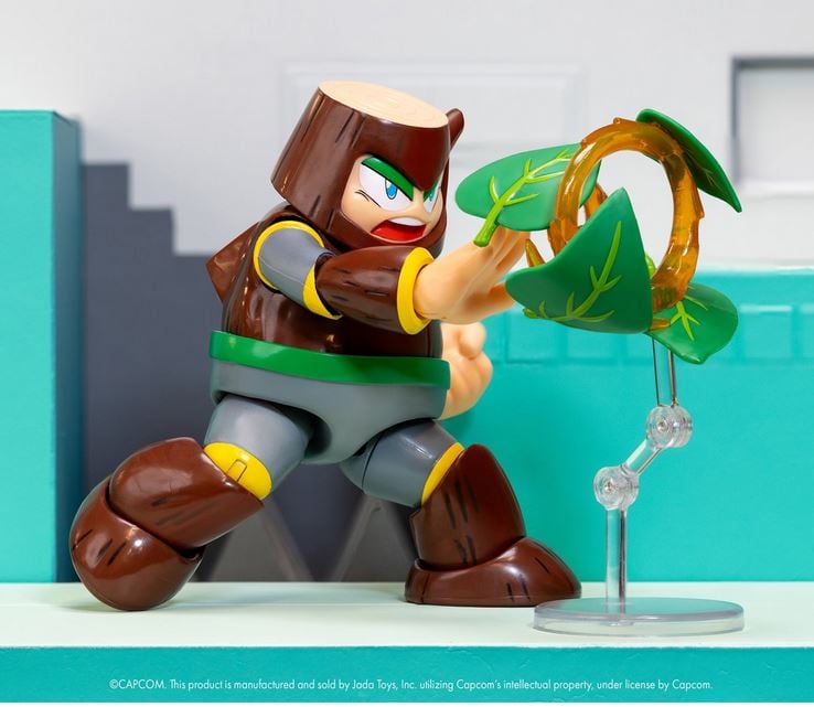 Hasbro Toys Jada Toys Mega Man Wood Man Deluxe Action Figure