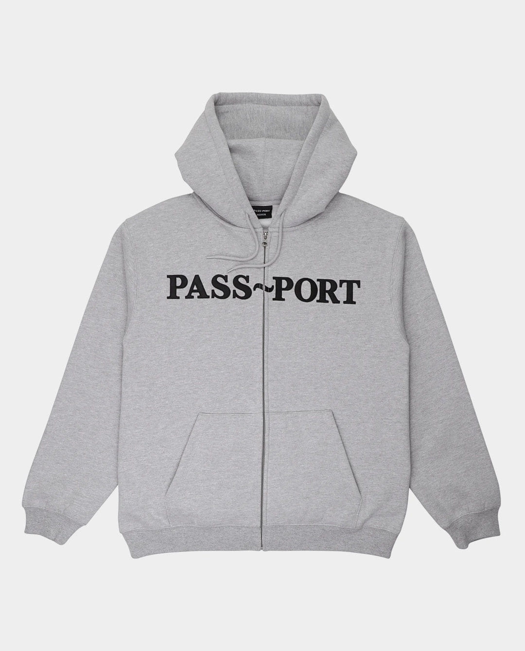 Passport - Official Zip - Thru Hoodie - Ash