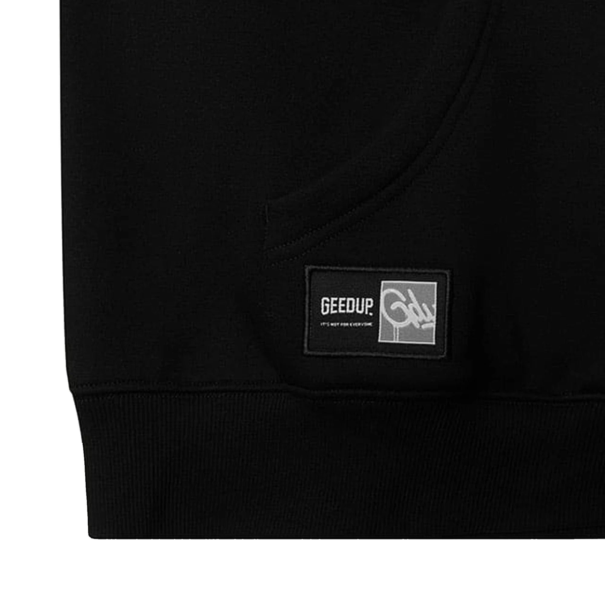 Geedup Team Logo Script Hoodie Black / Dusty Pink (2025)