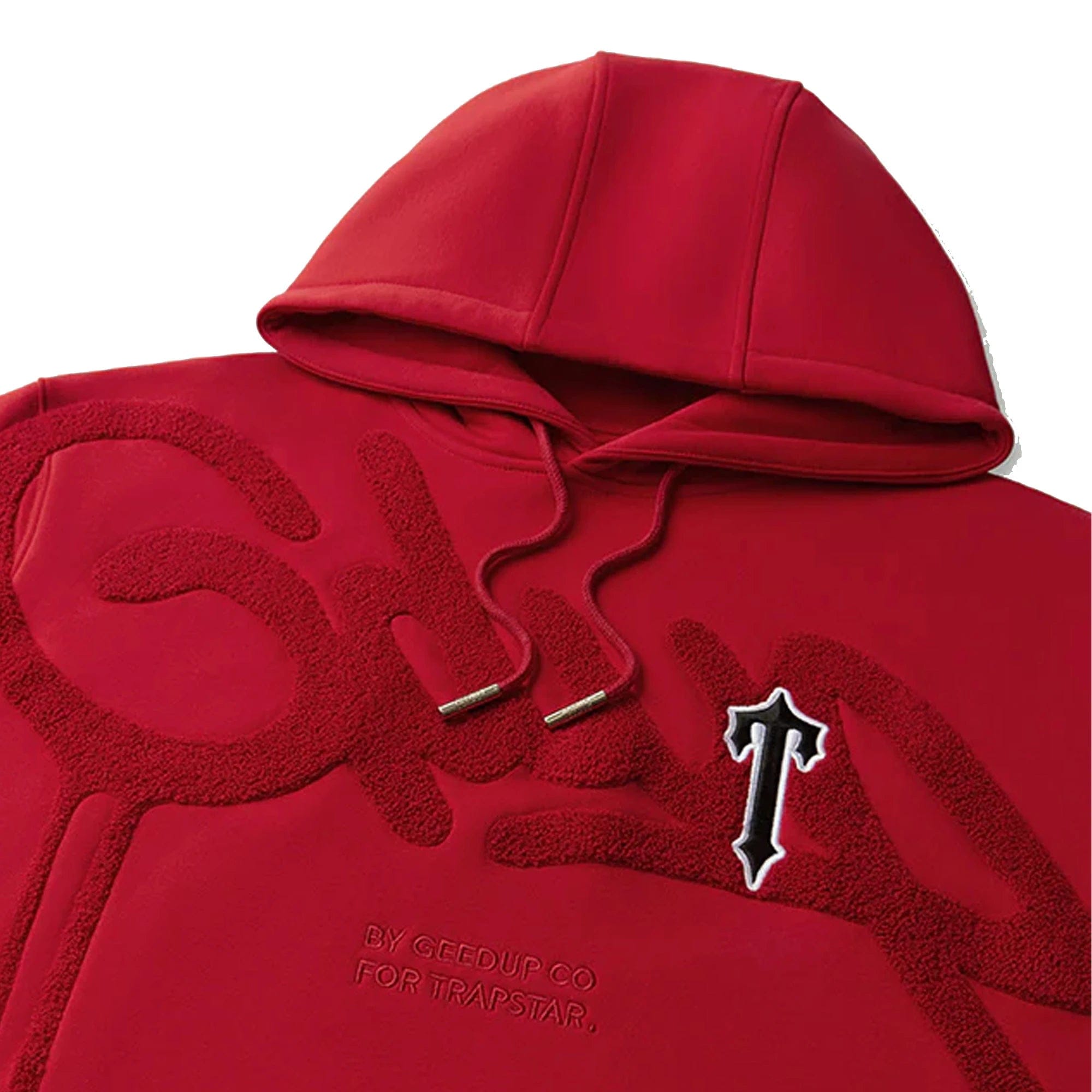Geedup x Trapstar Handstyle x Irongate T Hoodie Red (2025)