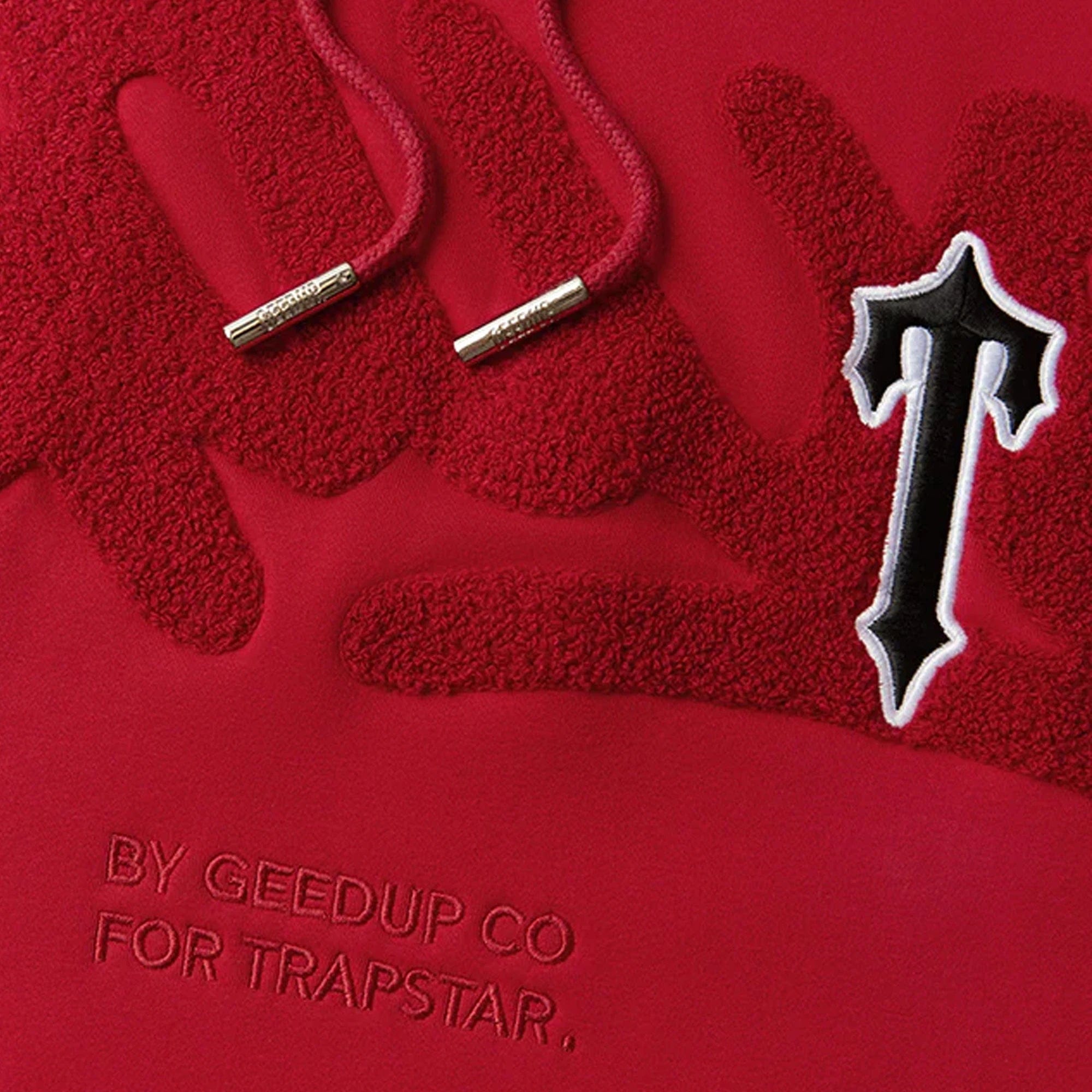 Geedup x Trapstar Handstyle x Irongate T Hoodie Red (2025)