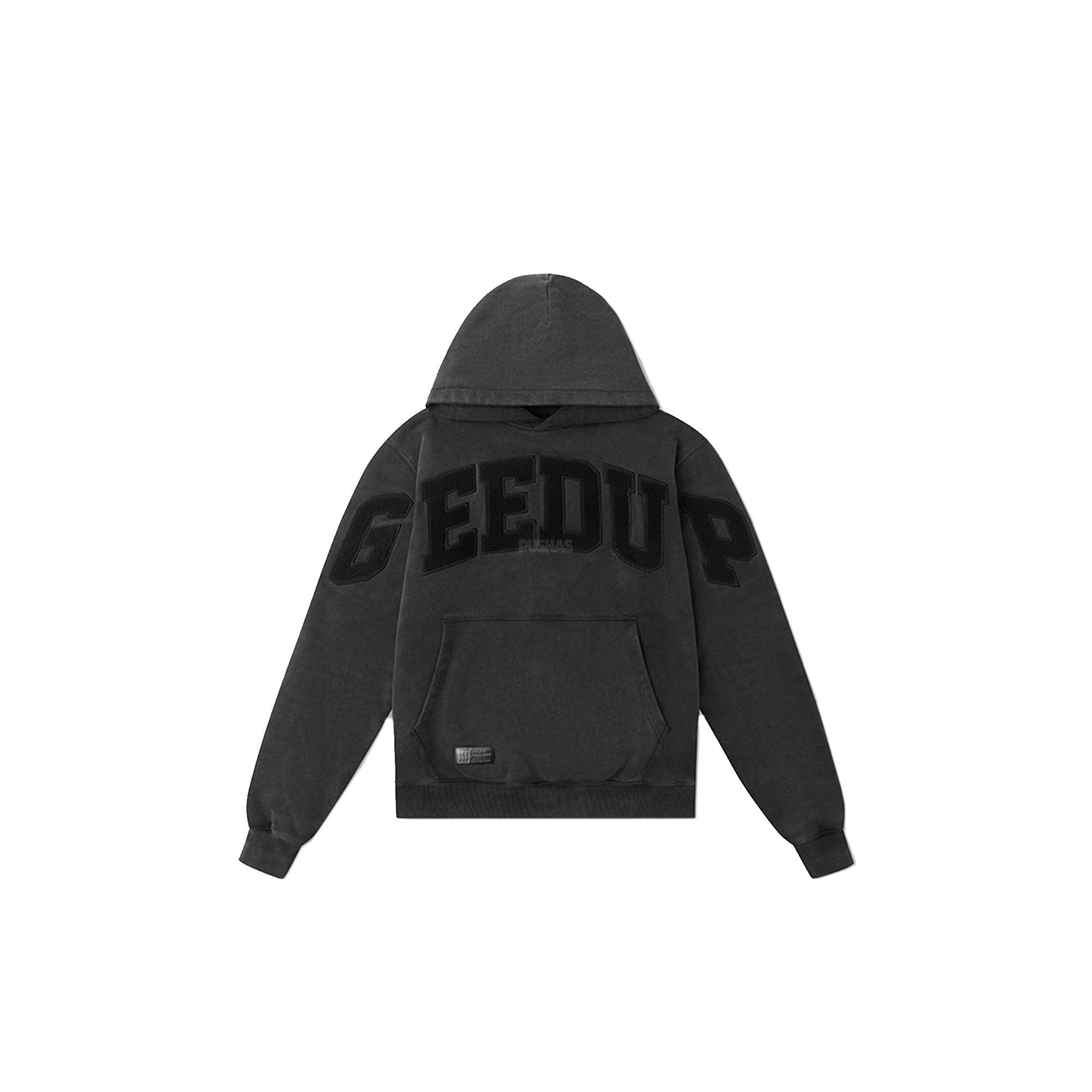Geedup Team Logo Hoodie Vintage Washed Black (2024)